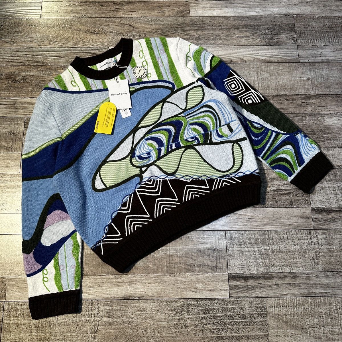 House of Sunny HOUSE OF SUNNY HYPNOTISE LANDSCAPE KNIT JUMPER Size US XL / EU 56 / 4 - 1 Thumbnail