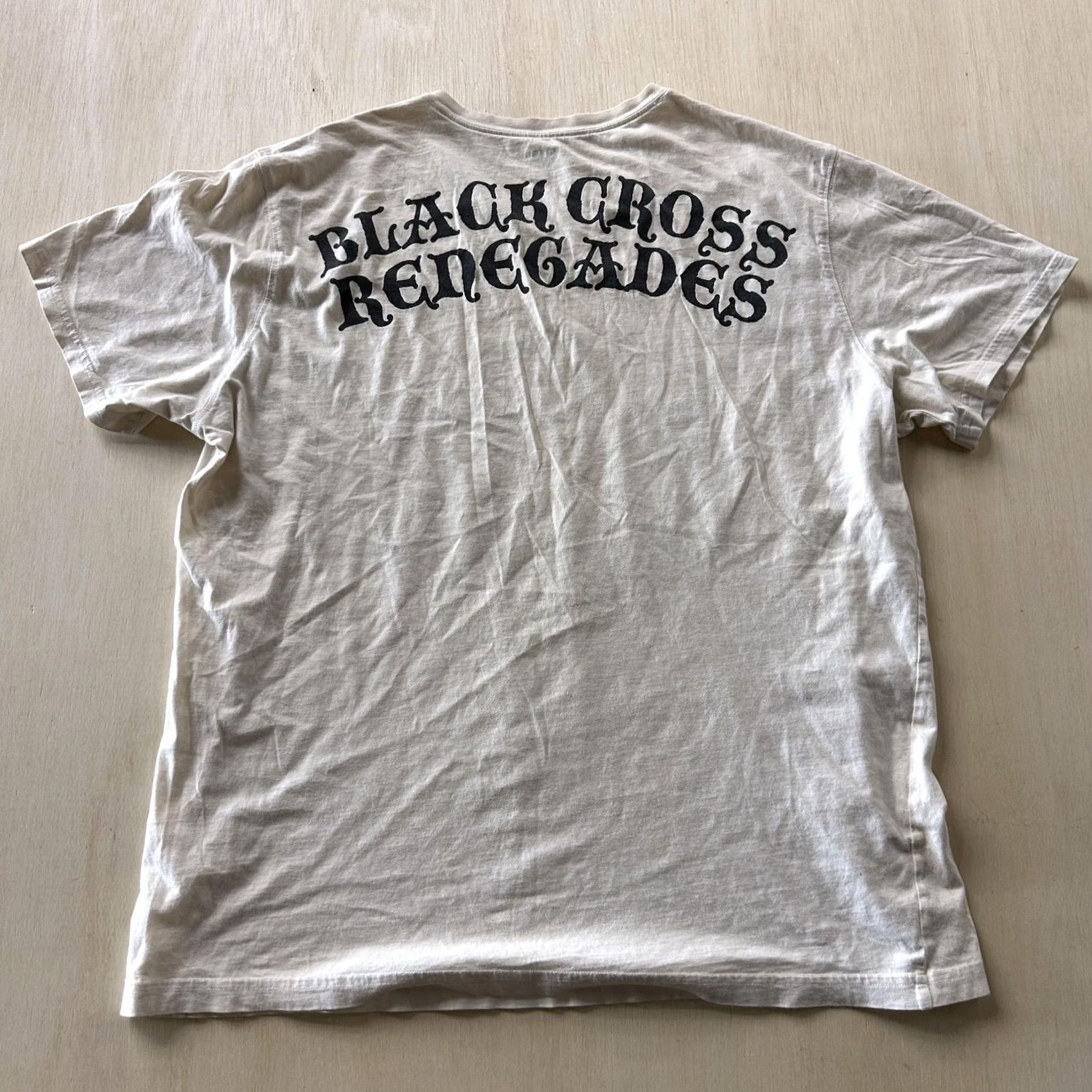 Express Express Shirt Mens XL White V-Neck Tee T-Shirt Cross Renegades New York Graphic Print Size US XL / EU 56 / 4 - 4 Thumbnail