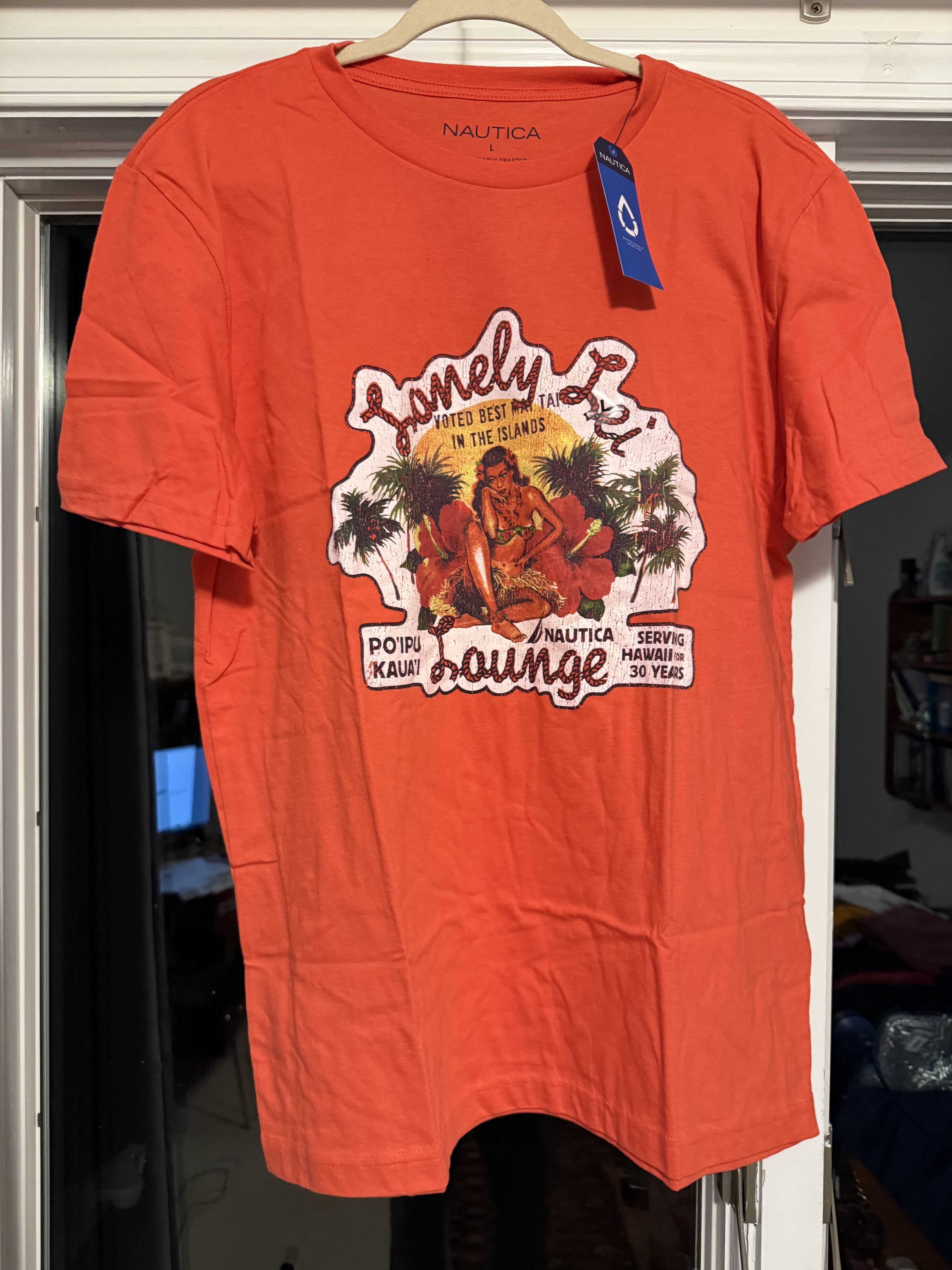 Nautica Lonely Lei Lounge Graphic T-Shirt Size US L / EU 52-54 / 3 - 1 Thumbnail