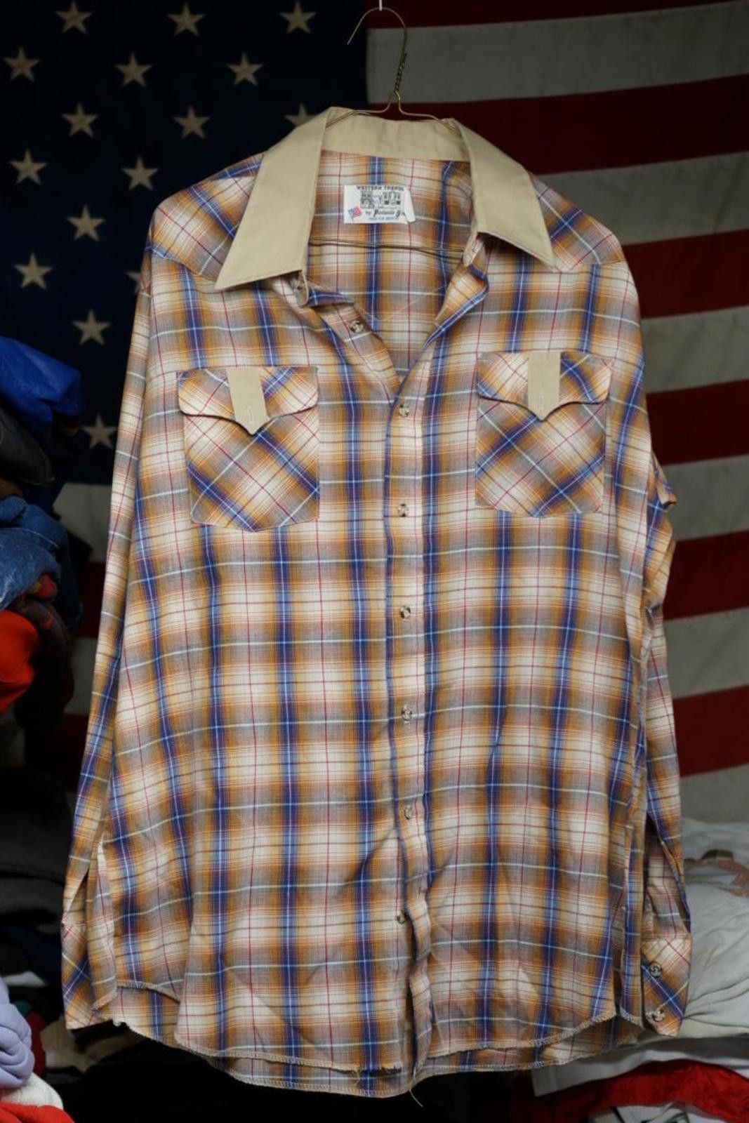 Unknown London Vintage Western Men's Long Sleeve Plaid Casual Shirt Size XL Size US XL / EU 56 / 4 - 1 Thumbnail