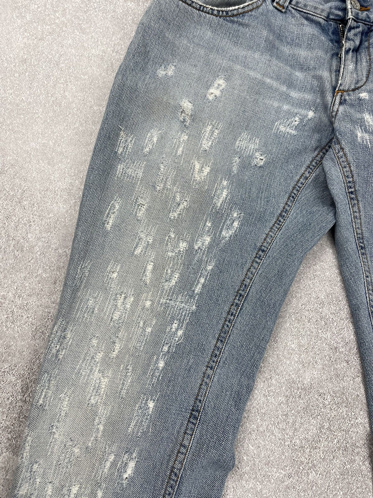 Dolce & Gabbana Vintage Dolce & Gabbana Distressed Denim Cropped Jeans Size US 31 - 7 Thumbnail
