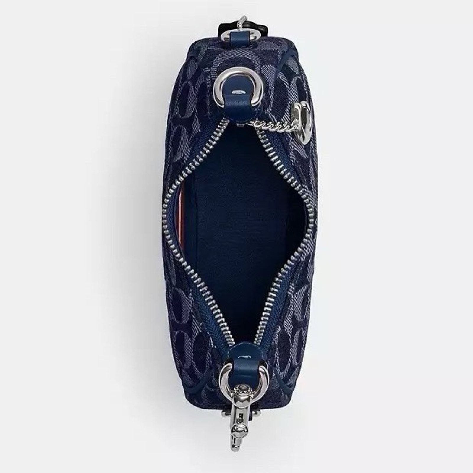 Coach NWT Coach Jonie Bag Signature Denim Blue Crossbody CAO04 Size ONE SIZE - 9 Thumbnail