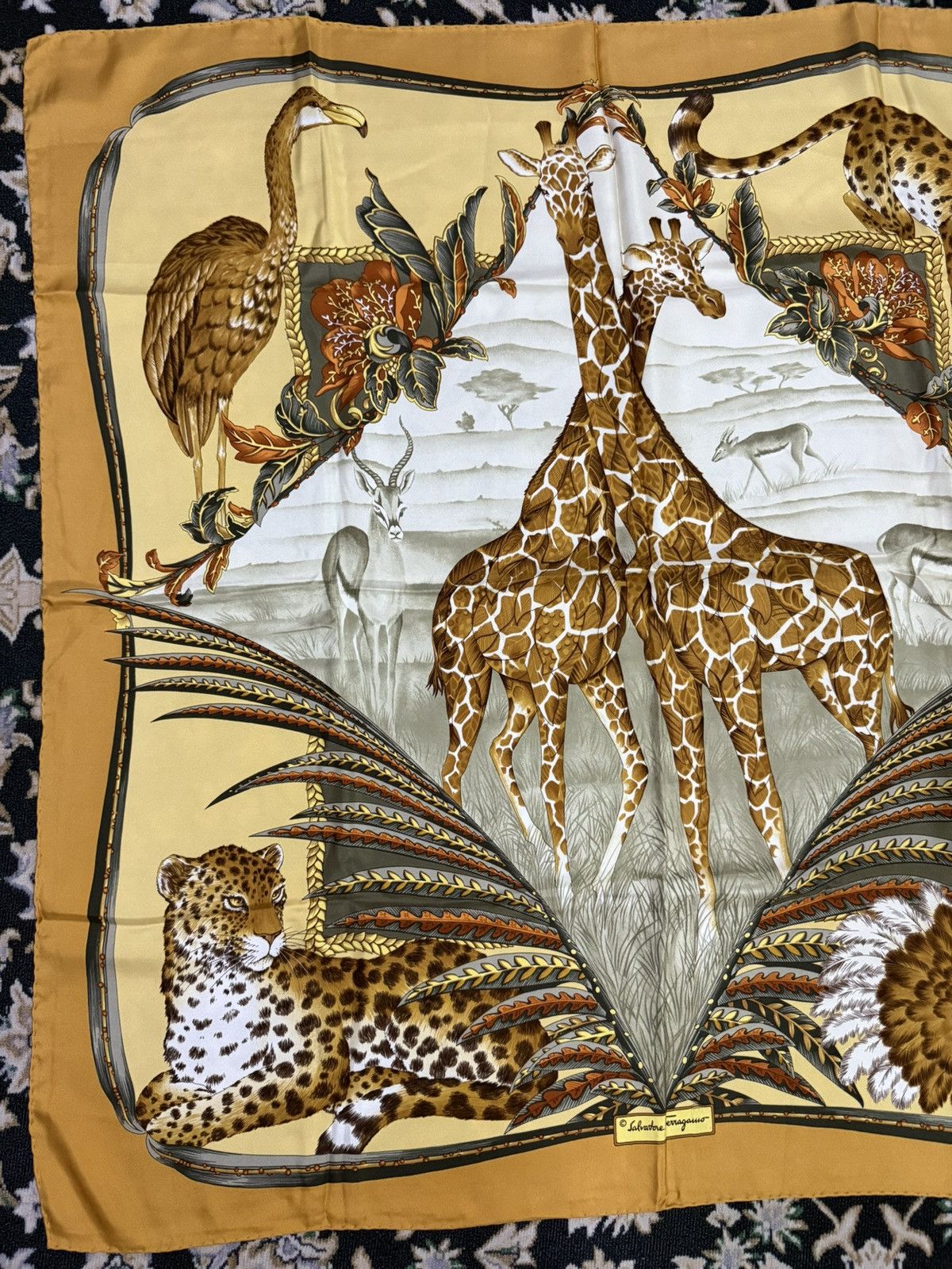 Salvatore Ferragamo Salvatore ferragamo animal print silk scarves Size ONE SIZE - 3 Thumbnail