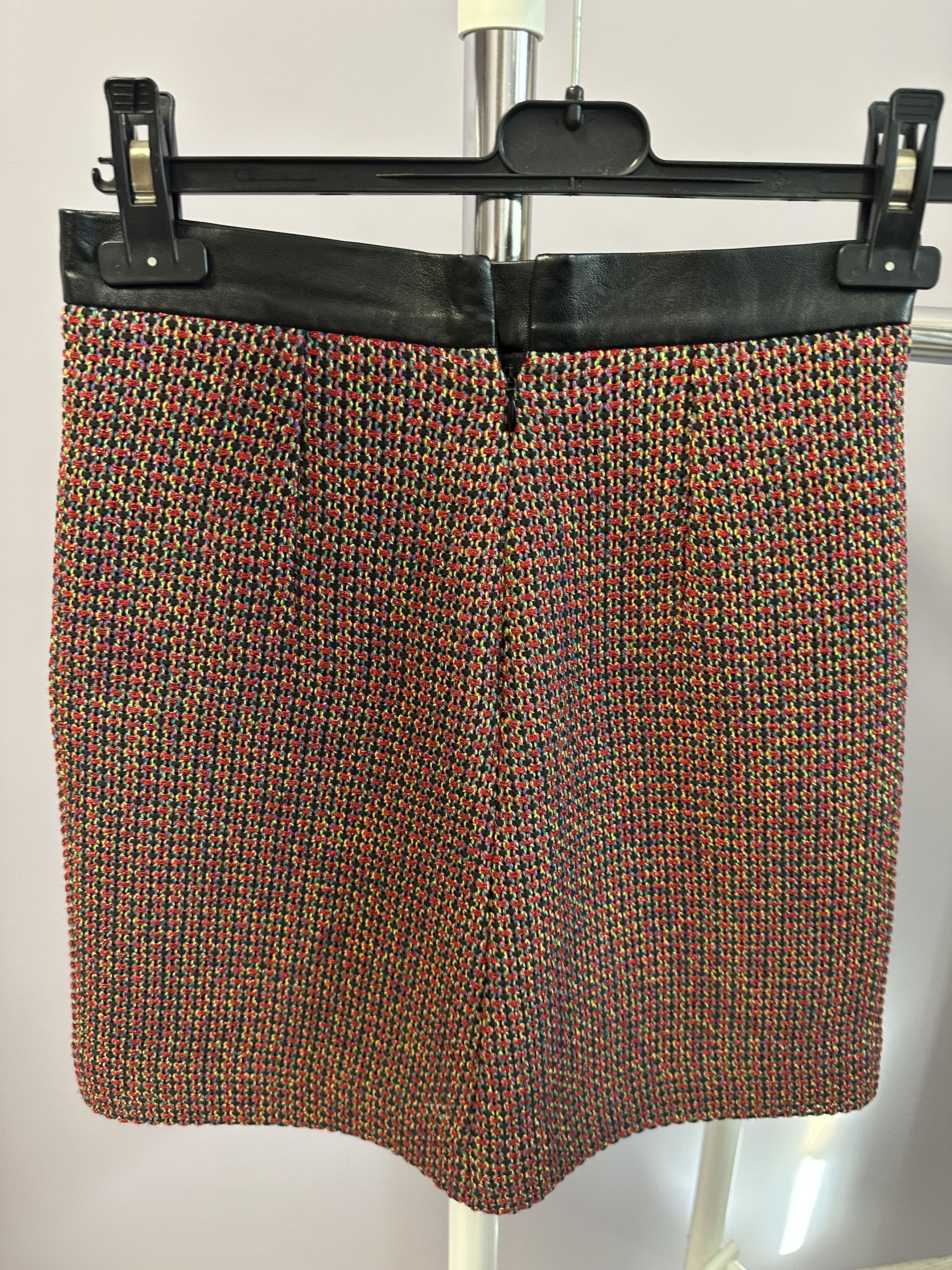 Sandro sandro mini skirt in red wool Size 24" / US 00 / IT 34 - 2 Thumbnail