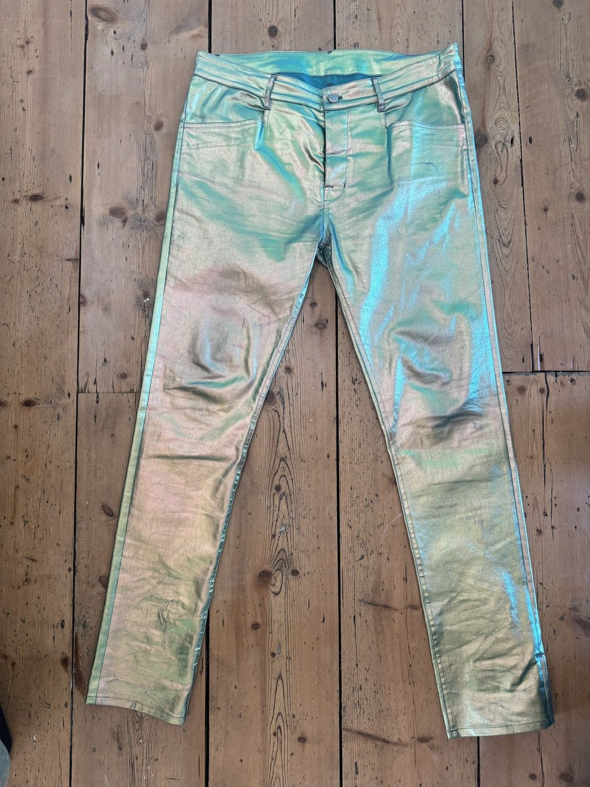 Rick Owens Edfu iridescent Tyrone jeans Size US 34 / EU 50 - 1 Thumbnail