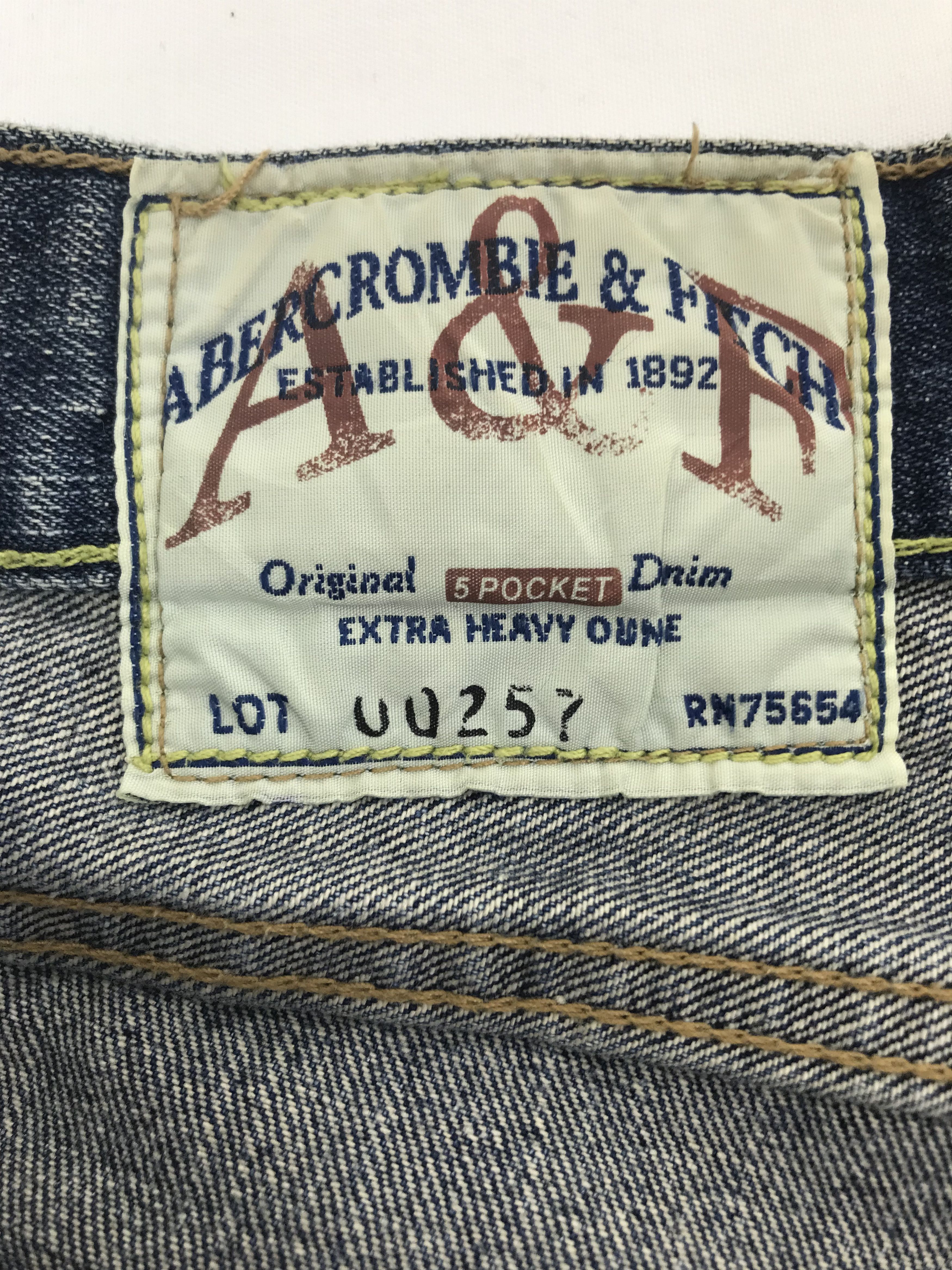 Abercrombie & Fitch Vintage Abercrombie & Fitch Baggy Jeans Wide Leg Denim Size US 36 / EU 52 - 11 Thumbnail