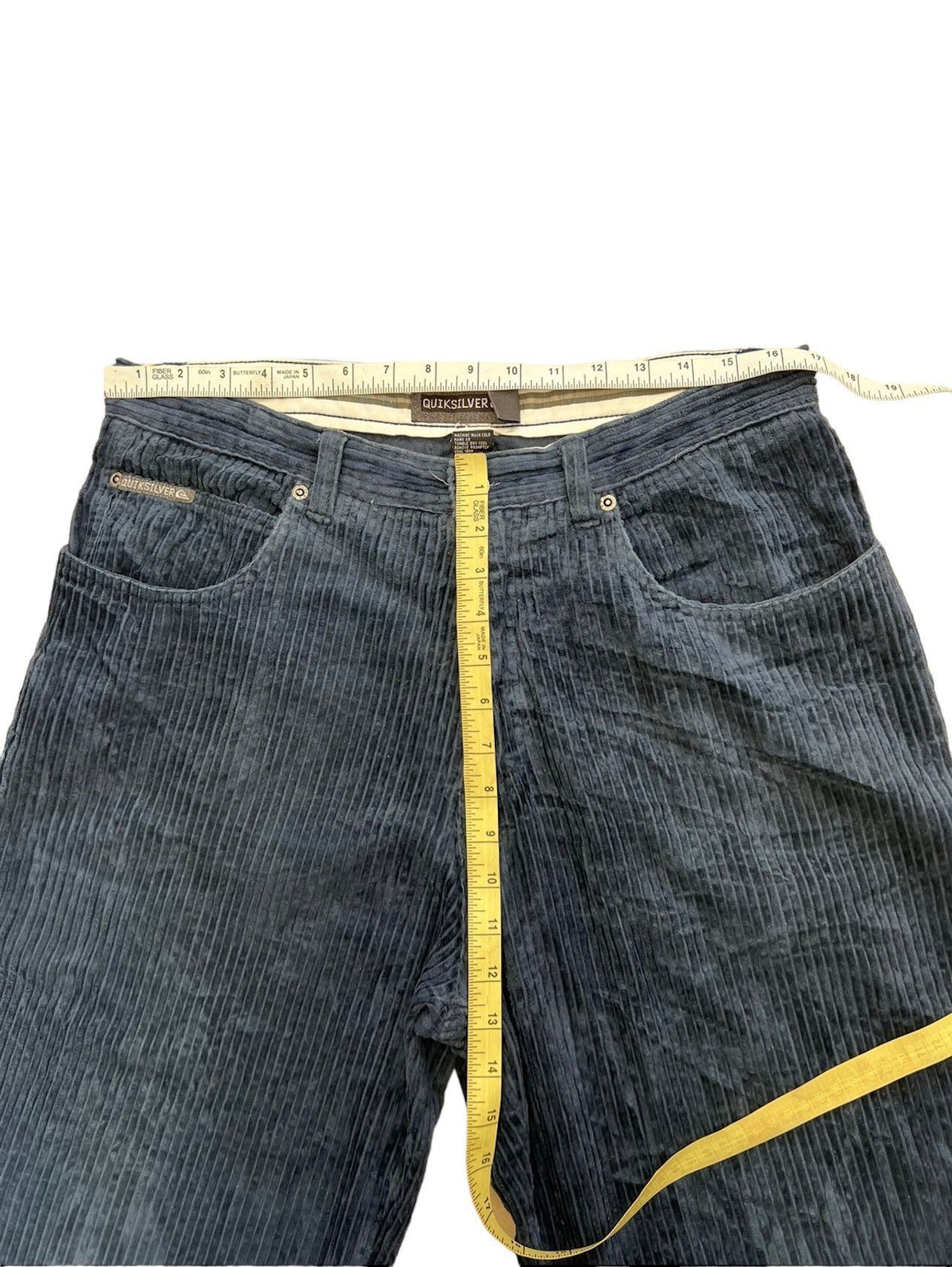 Quiksilver Vintage 90s Quiksilver Corduroy Baggy Trouser Pant Size US 33 - 3 Thumbnail