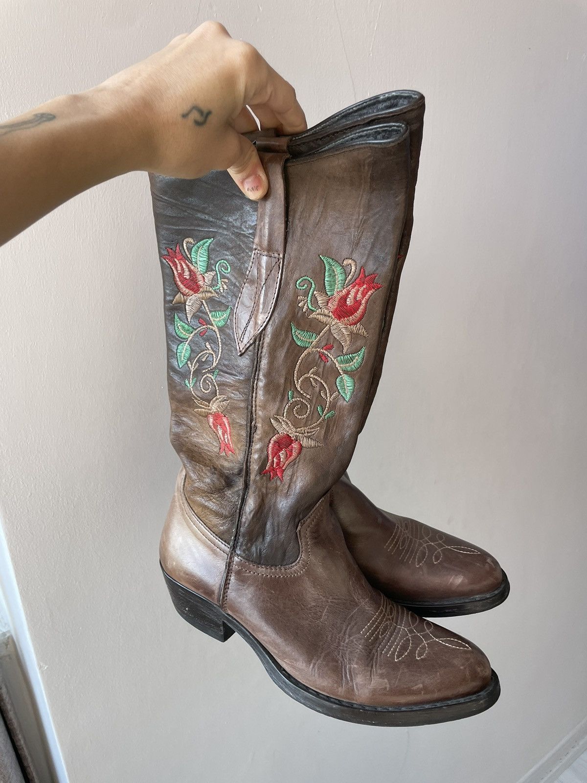 Vintage Vintage cowboy boots Size US 6.5 / IT 36.5 - 2 Thumbnail