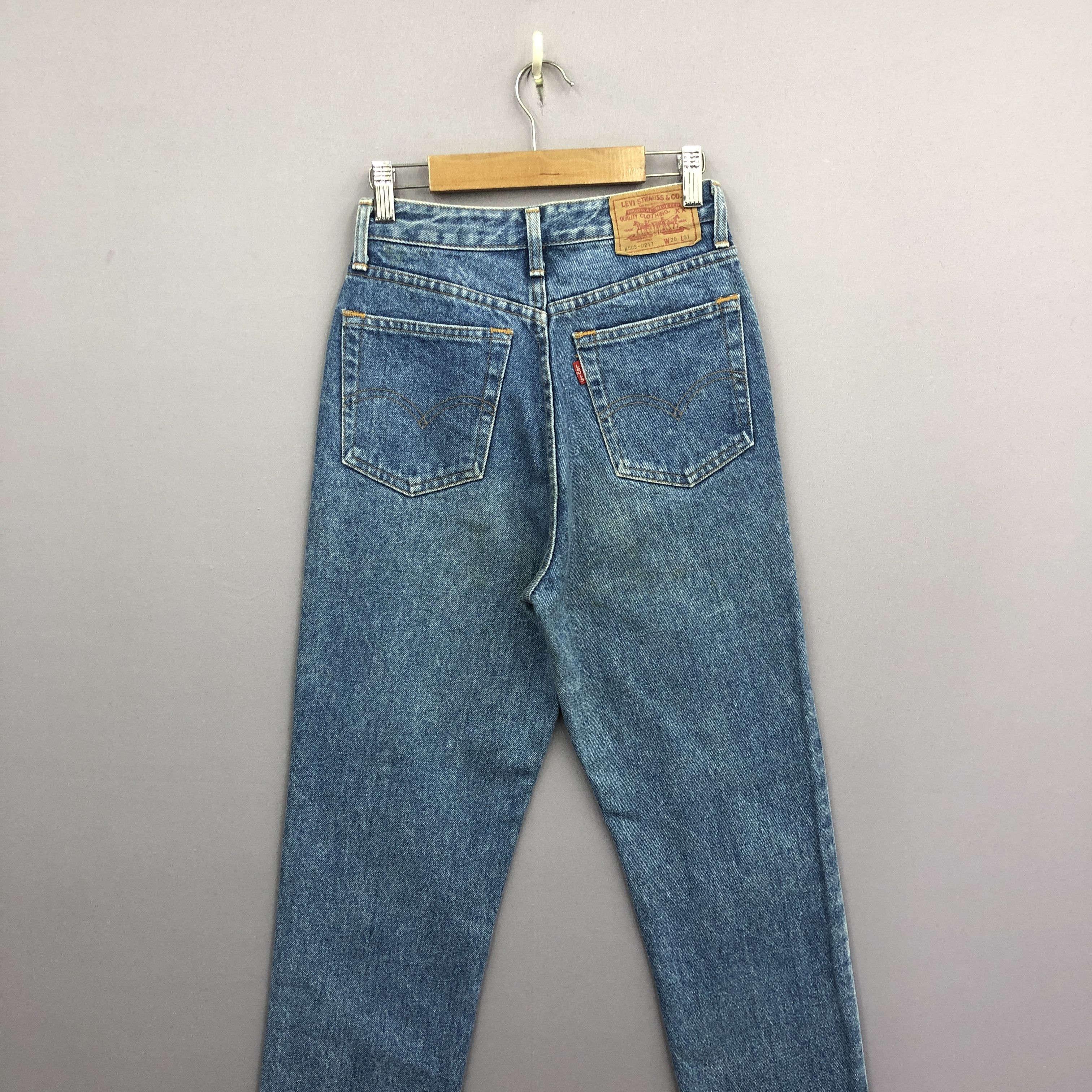 Levi's Vintage 90s Levis 505 Faded Jeans Levi's Stone Wash Denim Size 24" / US 00 / IT 34 - 4 Thumbnail