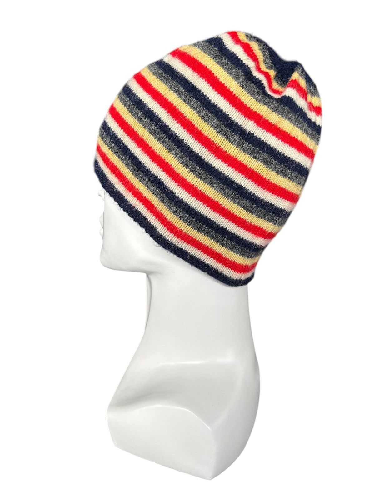 DOG Striped hairy Vtg Style Beanie Hats ☠️☠️
