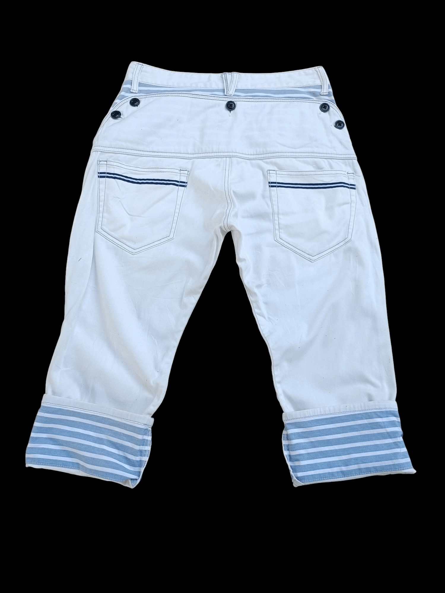 Japanese Brand SEMANTIC DESIGN 3Q PANT WITH BACK FLAP E238i Size US 30 / EU 46 - 4 Thumbnail