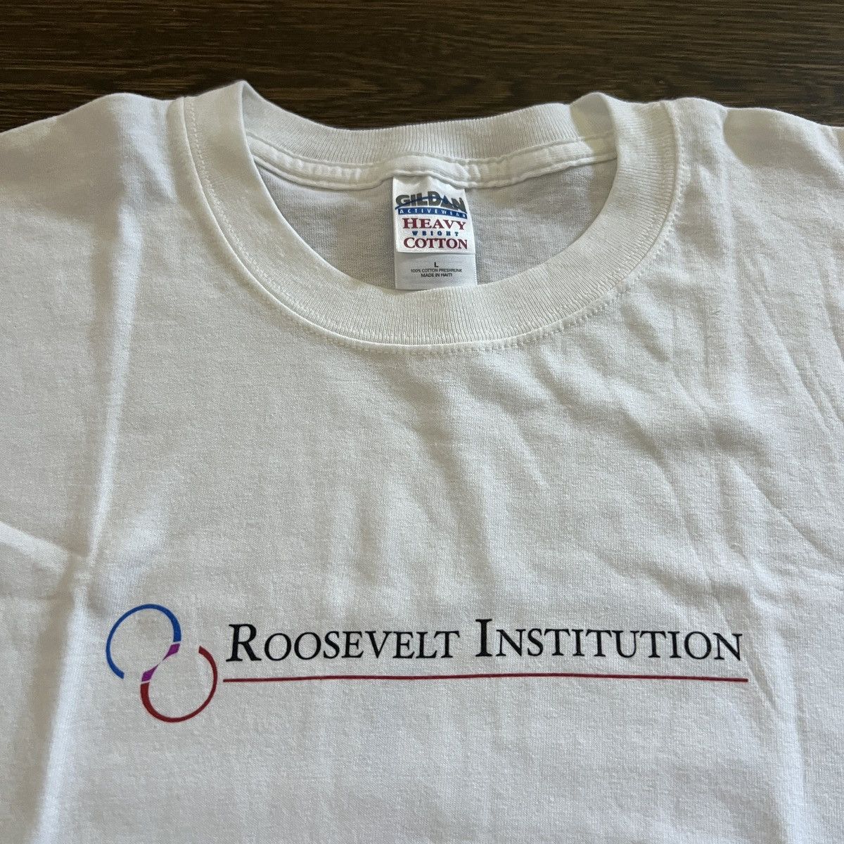 Vintage Vintage Roosevelt Institute future for youth shirt Size US L / EU 52-54 / 3 - 4 Thumbnail