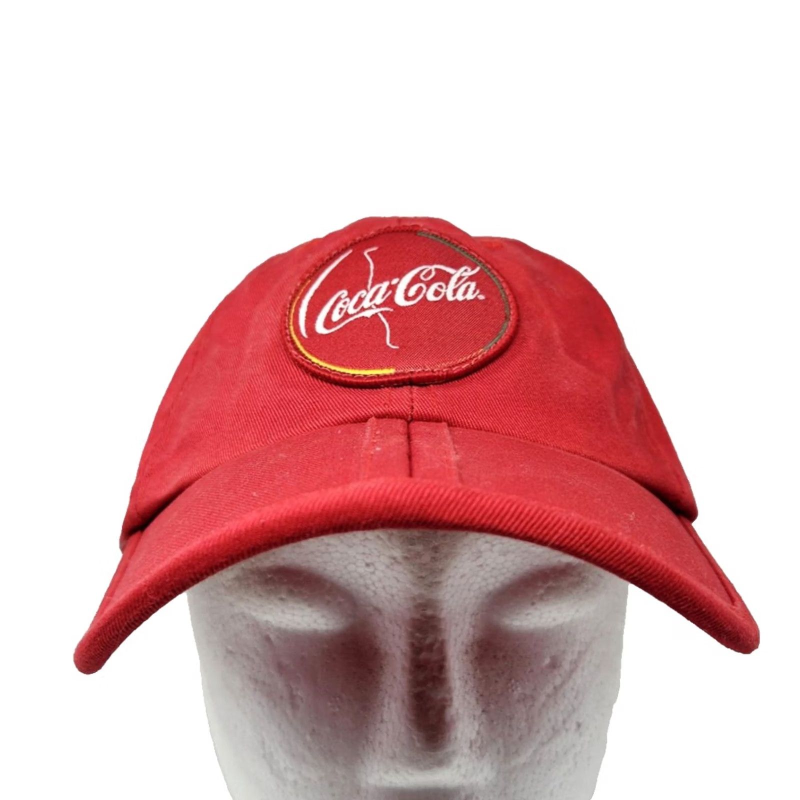 Vintage Coca-Cola Hat Cap Red Embroidered Patch Advertising Coke Mens Cap America One Size Adjustable Men Baseball Cap Hat Size ONE SIZE - 2 Thumbnail