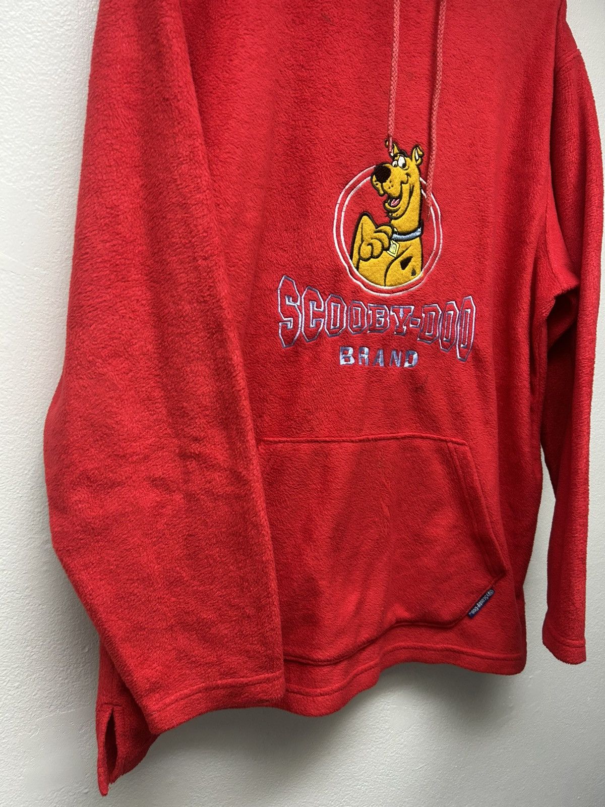 Cartoon Network Vintage Scooby Doo Embroidered Red Fleece Hoodie Size US M / EU 48-50 / 2 - 3 Thumbnail