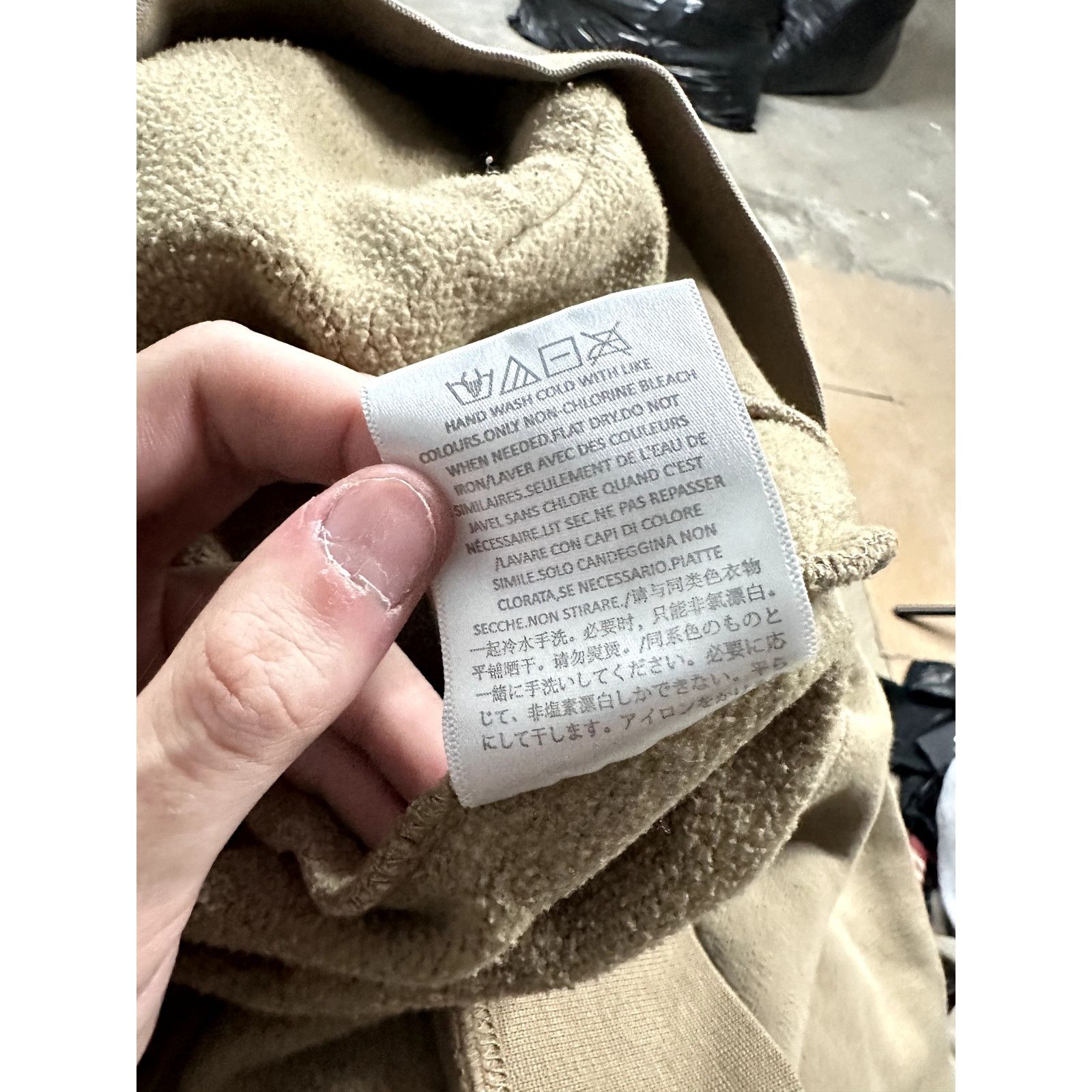 Essentials Essentials Hoodie Beige Used Small Size US S / EU 44-46 / 1 - 3 Thumbnail