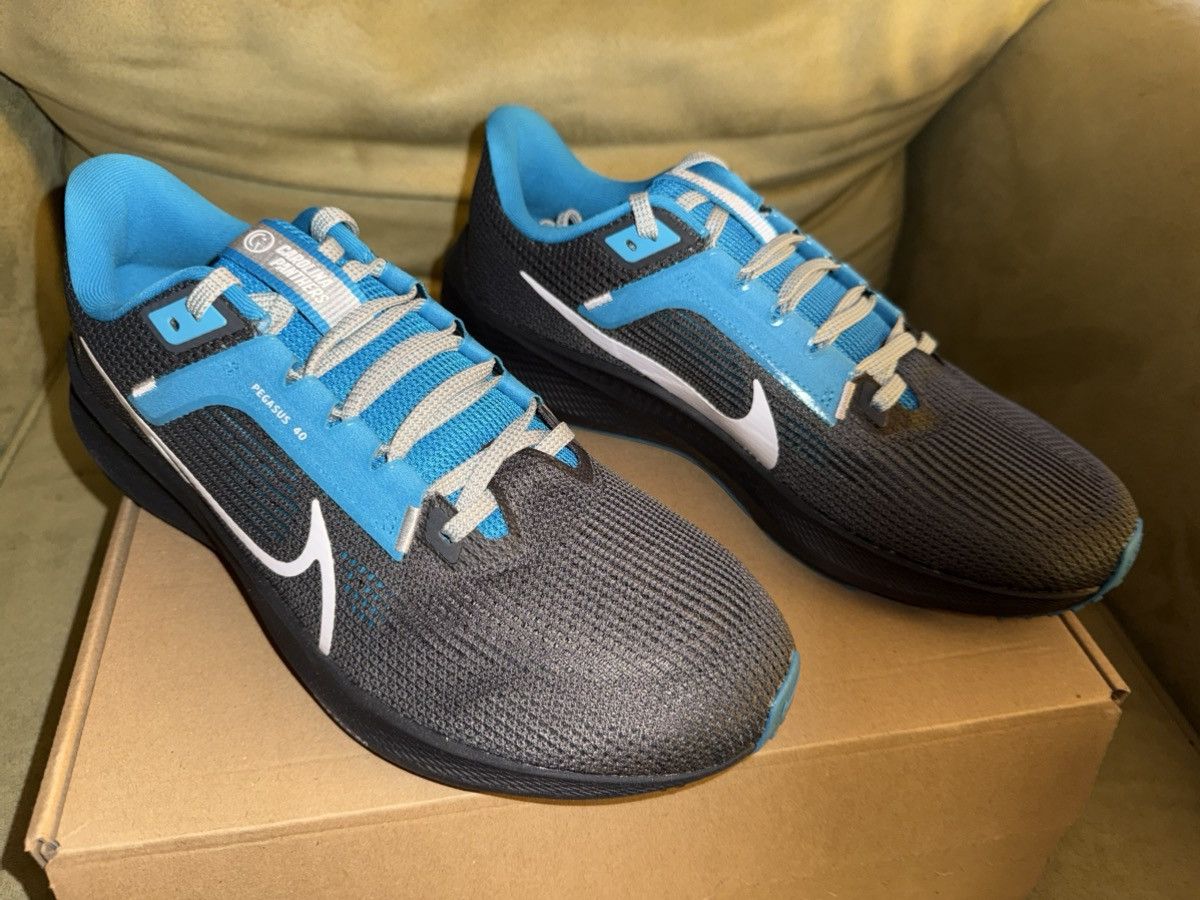 Nike Nike Air Zoom Pegasus 40 NFL “Carolina Panthers” New in Box! Size US 9.5 / EU 42-43 - 8 Thumbnail