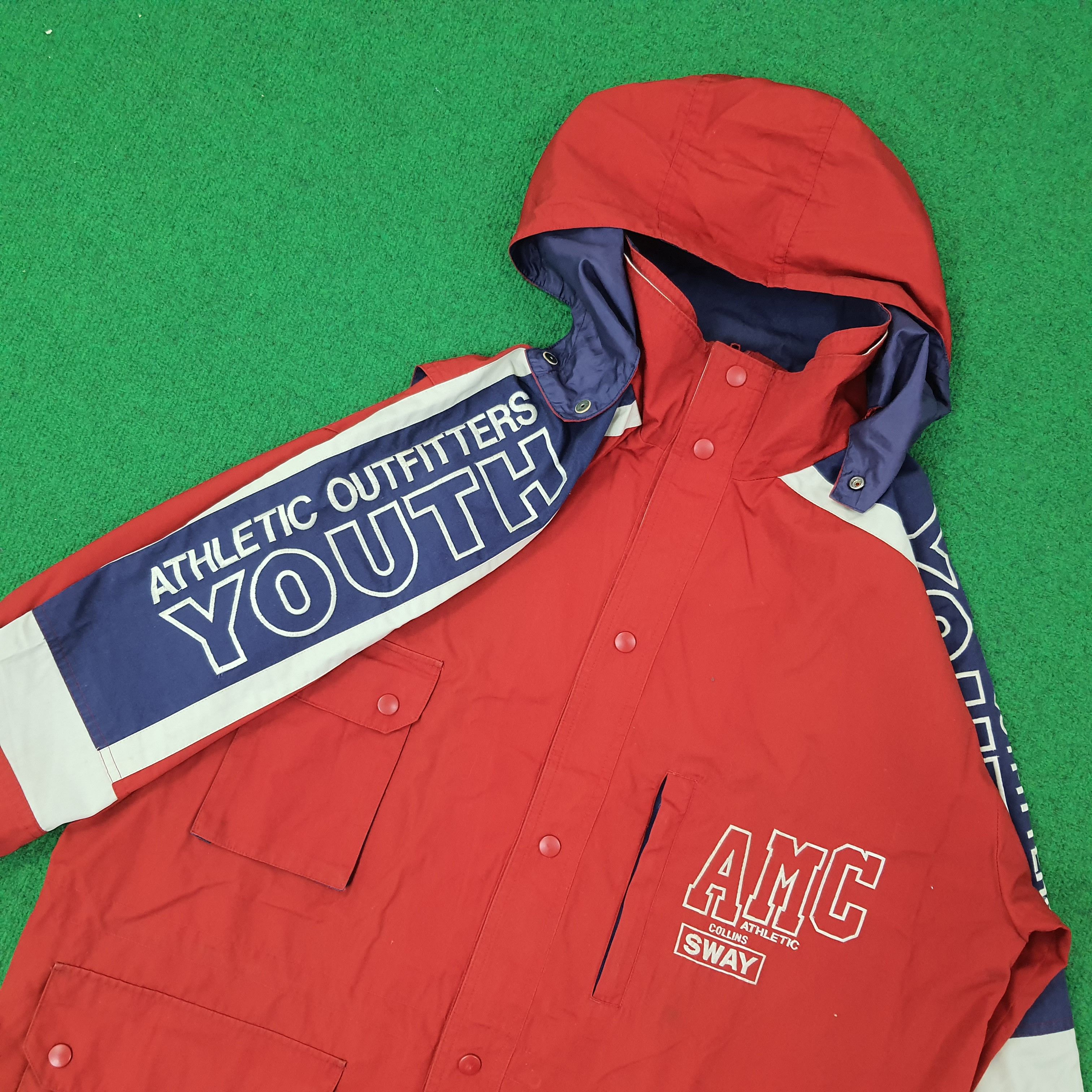 Vintage Vintage Collins Athletes Youth Midfield Jacket C266N19 Size US XL / EU 56 / 4 - 4 Thumbnail