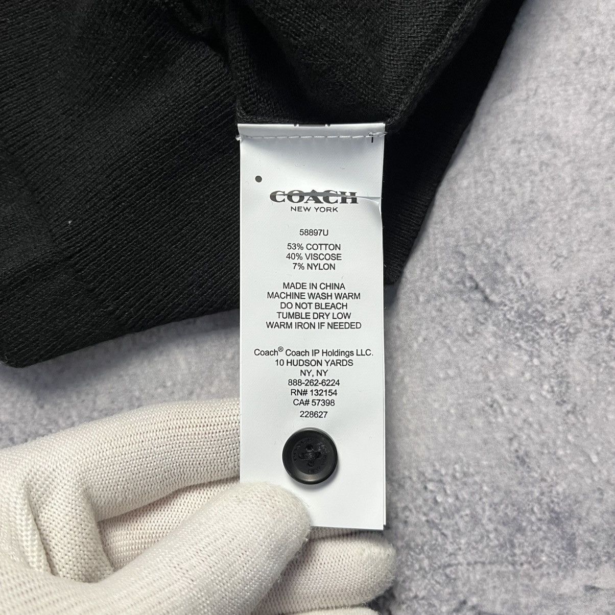Coach Coach Black Cardigan Sweater Streetwear Luxury Designer Size XXS / US 00 / IT 34 - 7 Thumbnail