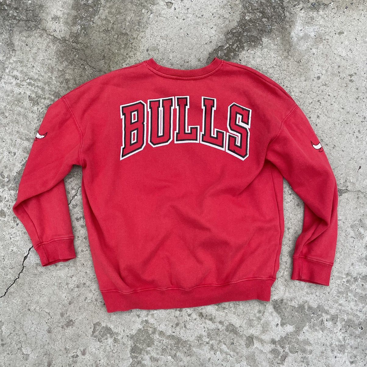 NBA × Vintage Vintage Chicago Bulls Sweatshirt Logo Y2K 90s USA Size US M / EU 48-50 / 2 - 2 Thumbnail