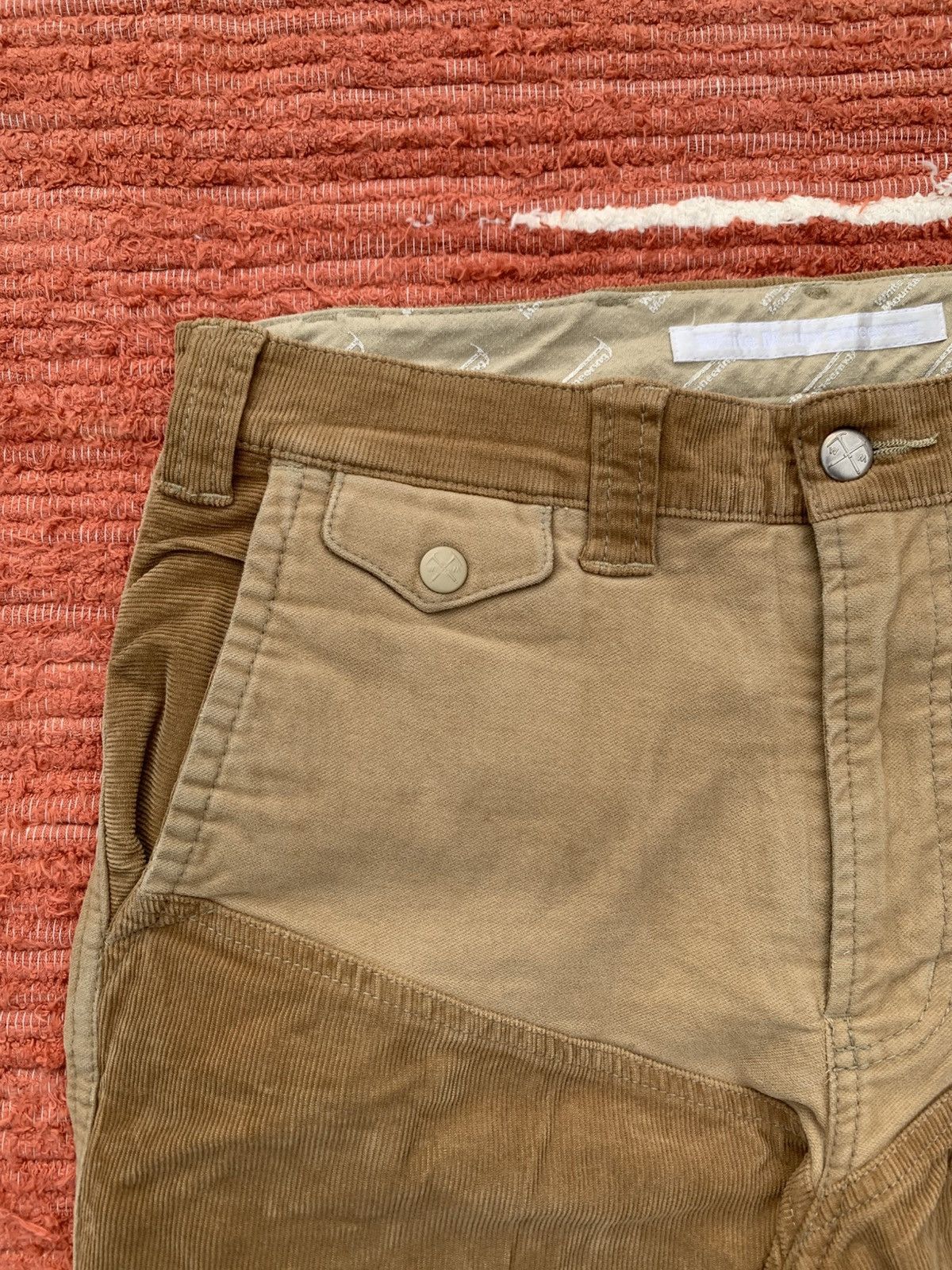 White Mountaineering White Mountaineering 2011AW Hybrid Corduroy Pants Size US 33 - 2 Thumbnail