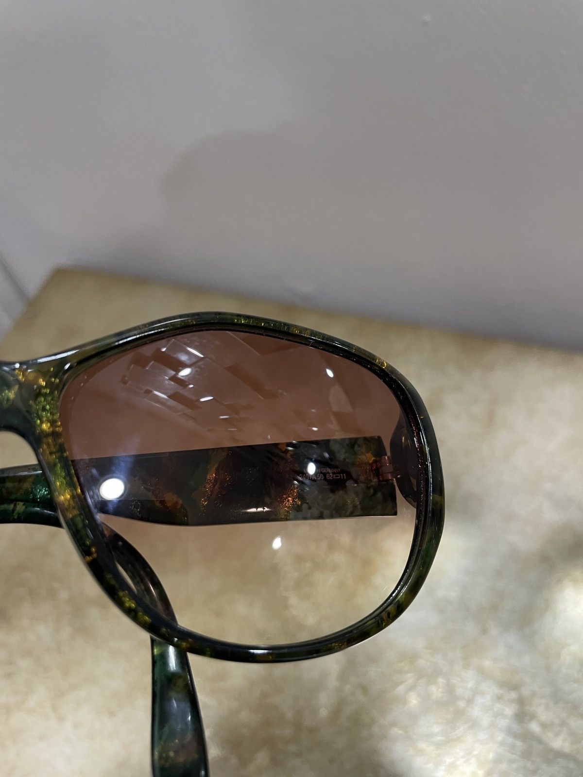 Christian Dior Monsieur Christian Dior Sunglasses Retro Chromax Mix Green Plastic Size ONE SIZE - 8 Thumbnail