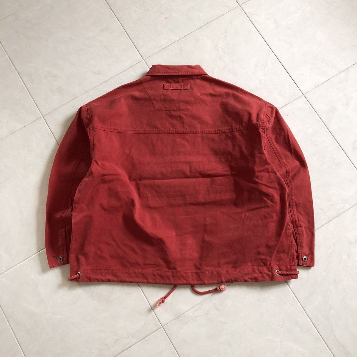 Abercrombie & Fitch ABERCROMBI & FITCH Red Pullover Pouch Country Jacket Size US L / EU 52-54 / 3 - 3 Thumbnail