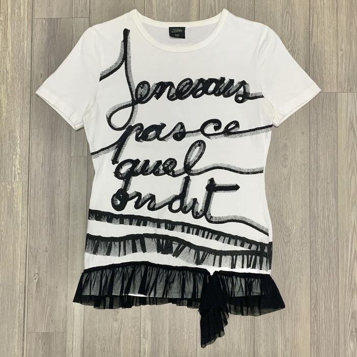 Jean Paul Gaultier Jean Paul Gaultier Femme Cursive Printed T