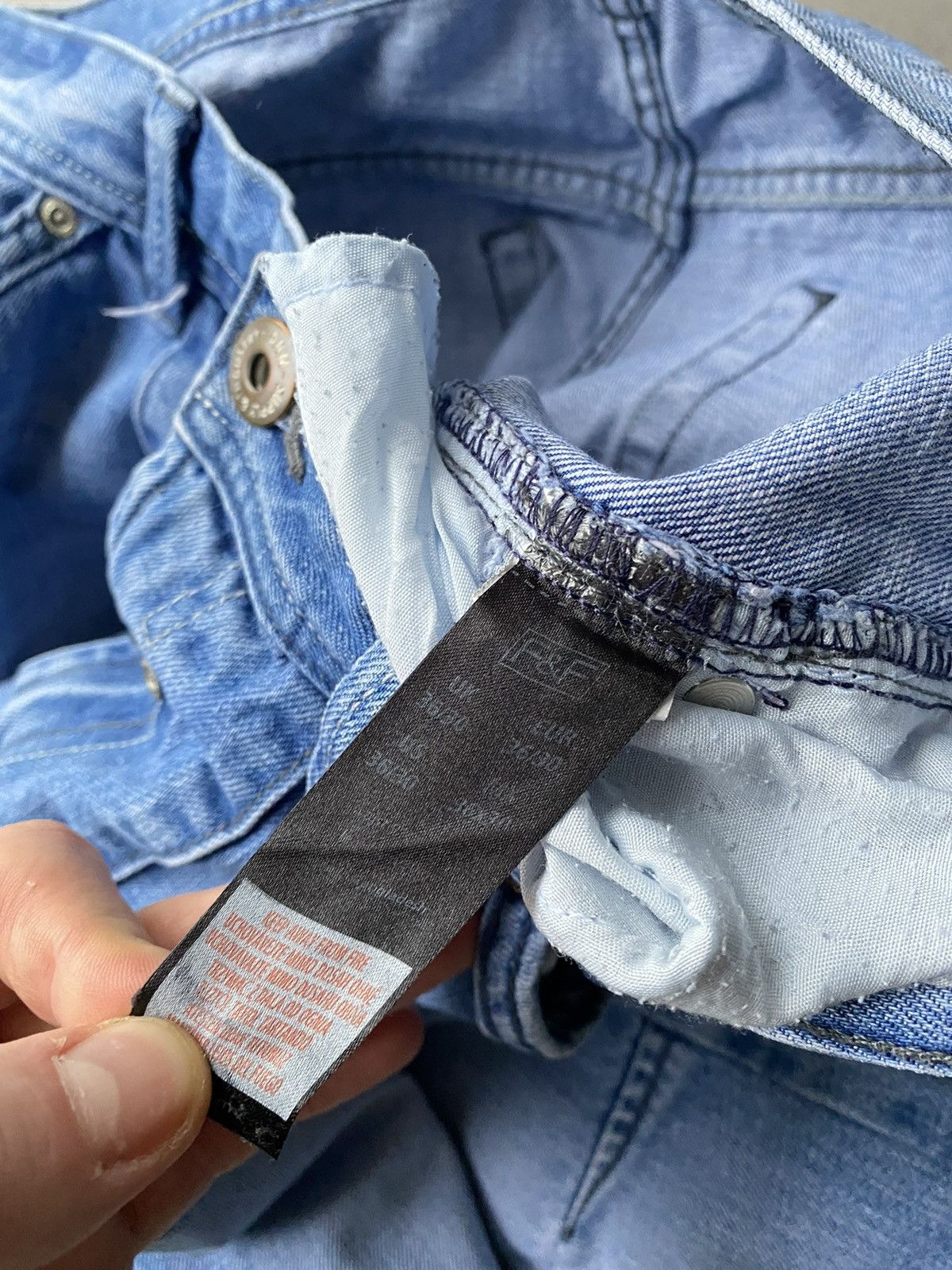Other Vintage Y2K Blue Denim Jeans Size US 36 / EU 52 - 7 Thumbnail