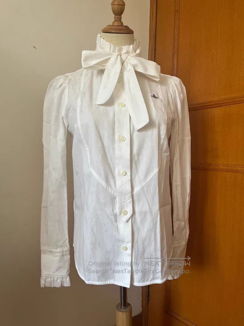 Vivienne Westwood Vivienne Westwood Red Label Bow Tie Shirt Size M / US 6-8 / IT 42-44 - 2 Thumbnail