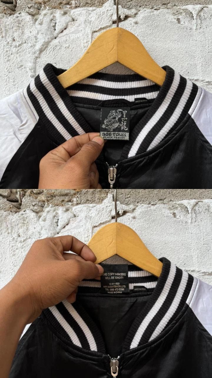 Vtg Dogtown Black Dragon Sukajan Jacket