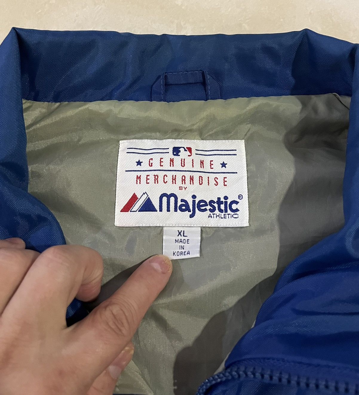 MLB Vtg 90s LA Dodgers Majestic MLB Baseball Jacket Size US XL / EU 56 / 4 - 5 Thumbnail