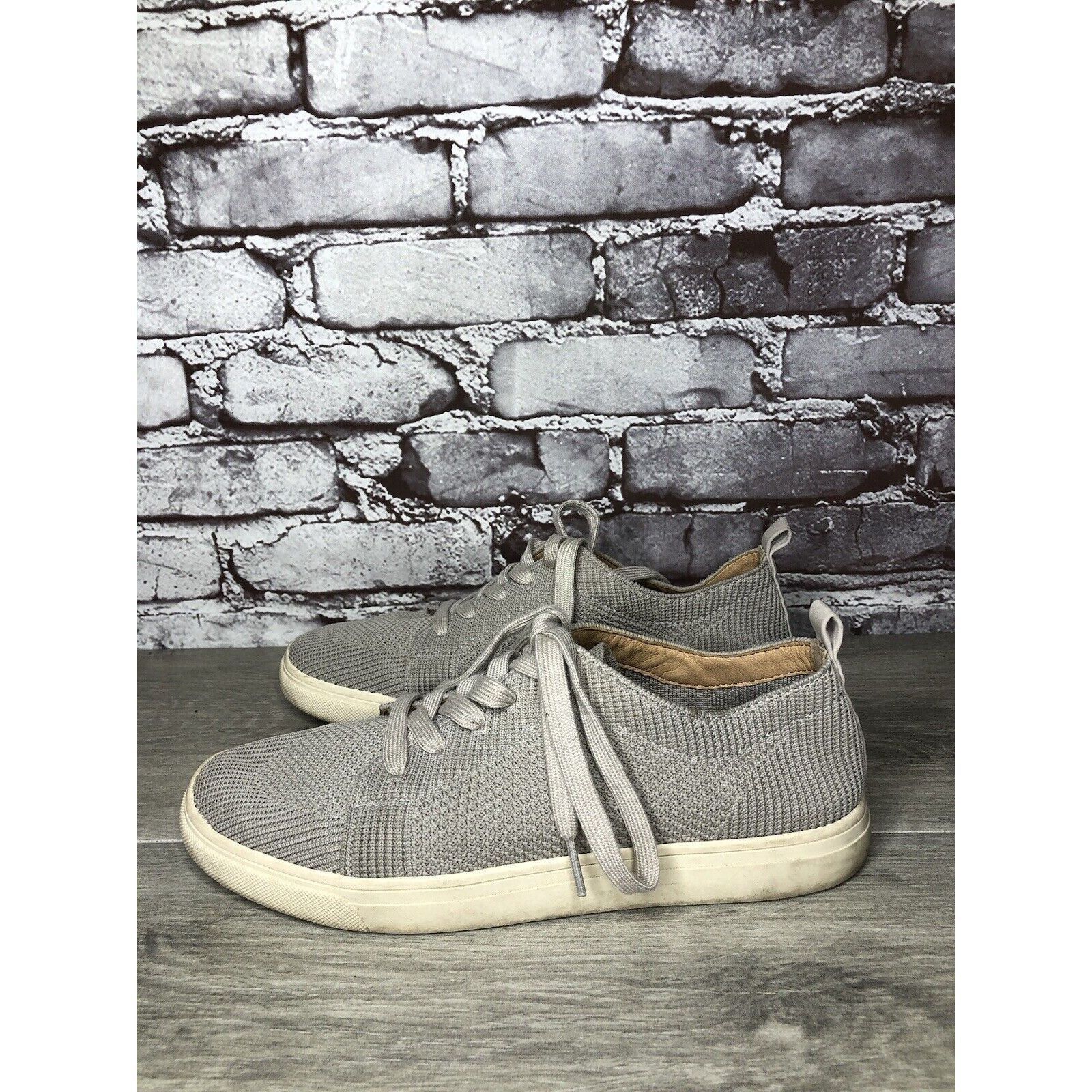 Lucky Brand Lucky Brand Laddix Slip On Gray Ribbed Casual Sneakers Sz 9M Size US 9 / IT 39 - 9 Thumbnail