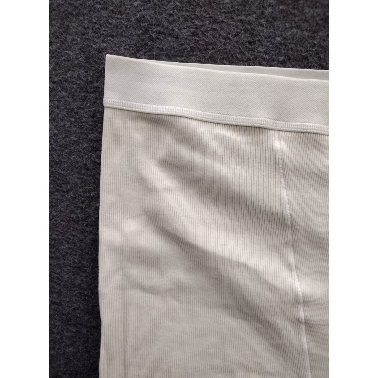 SKIMS SKIMS Women's High Rise Stretch Boxer Shorts Bone 3X Size 40" / US 18 - 6 Thumbnail