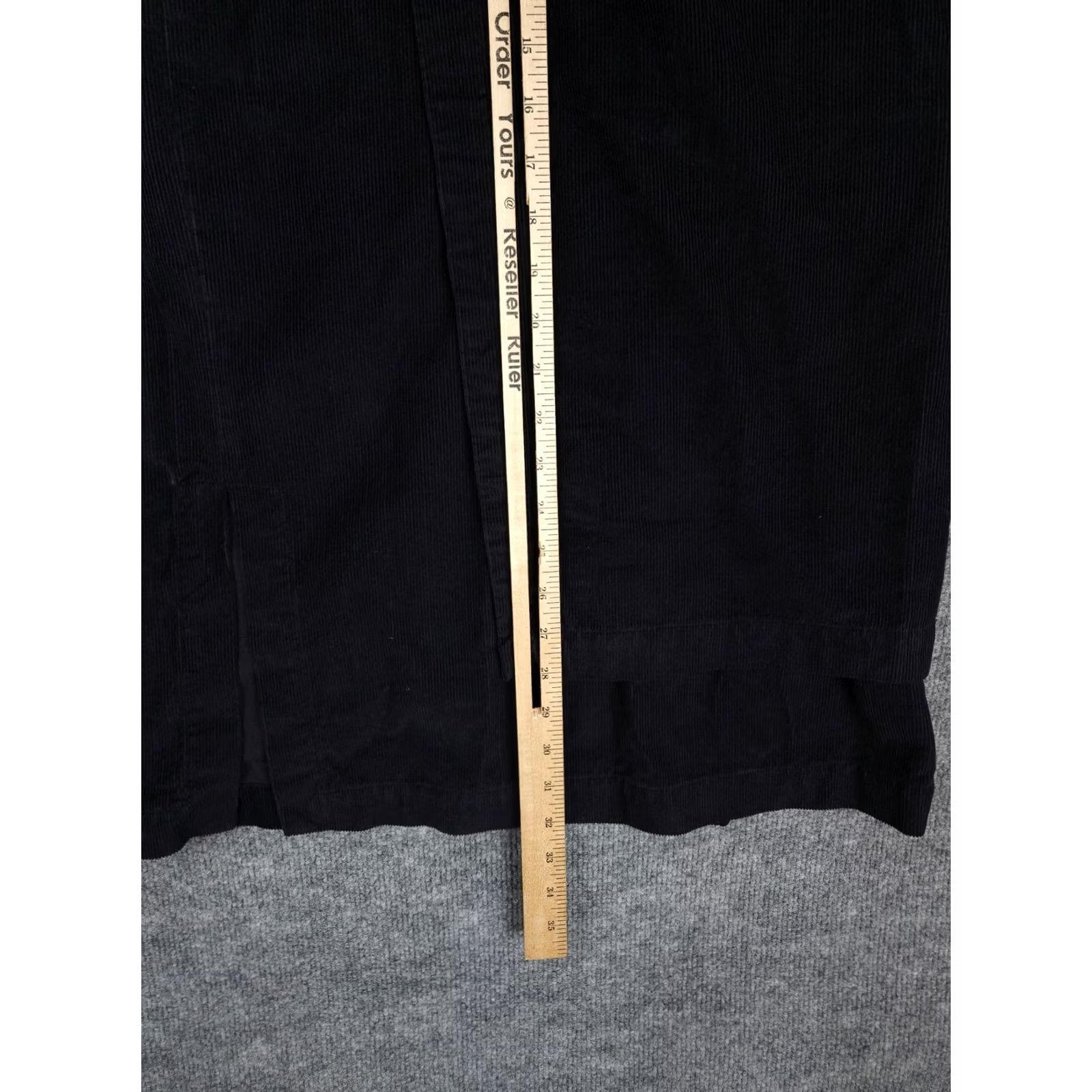 eskandar Eskandar Skirt Womens 1 Black Cashmere Blend Maxi Long Regular UK Made England Women L 26x32 Bohemian Art Festival Casual Travel Workwear Shirt? Size 36" / US 14 / IT 50 - 7 Thumbnail