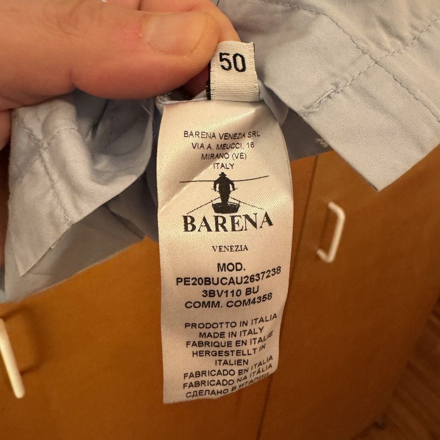 Barena Venezia Barena Venezia Ribega Light Blue Shirt (M-L) Size US M / EU 48-50 / 2 - 9 Thumbnail