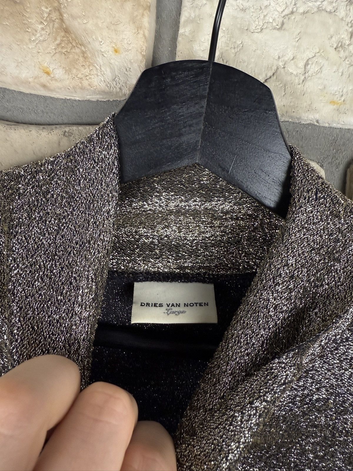 Designer × Dries Van Noten Very rare Dries van noten silk blouse sweater Size L / US 10 / IT 46 - 6 Thumbnail