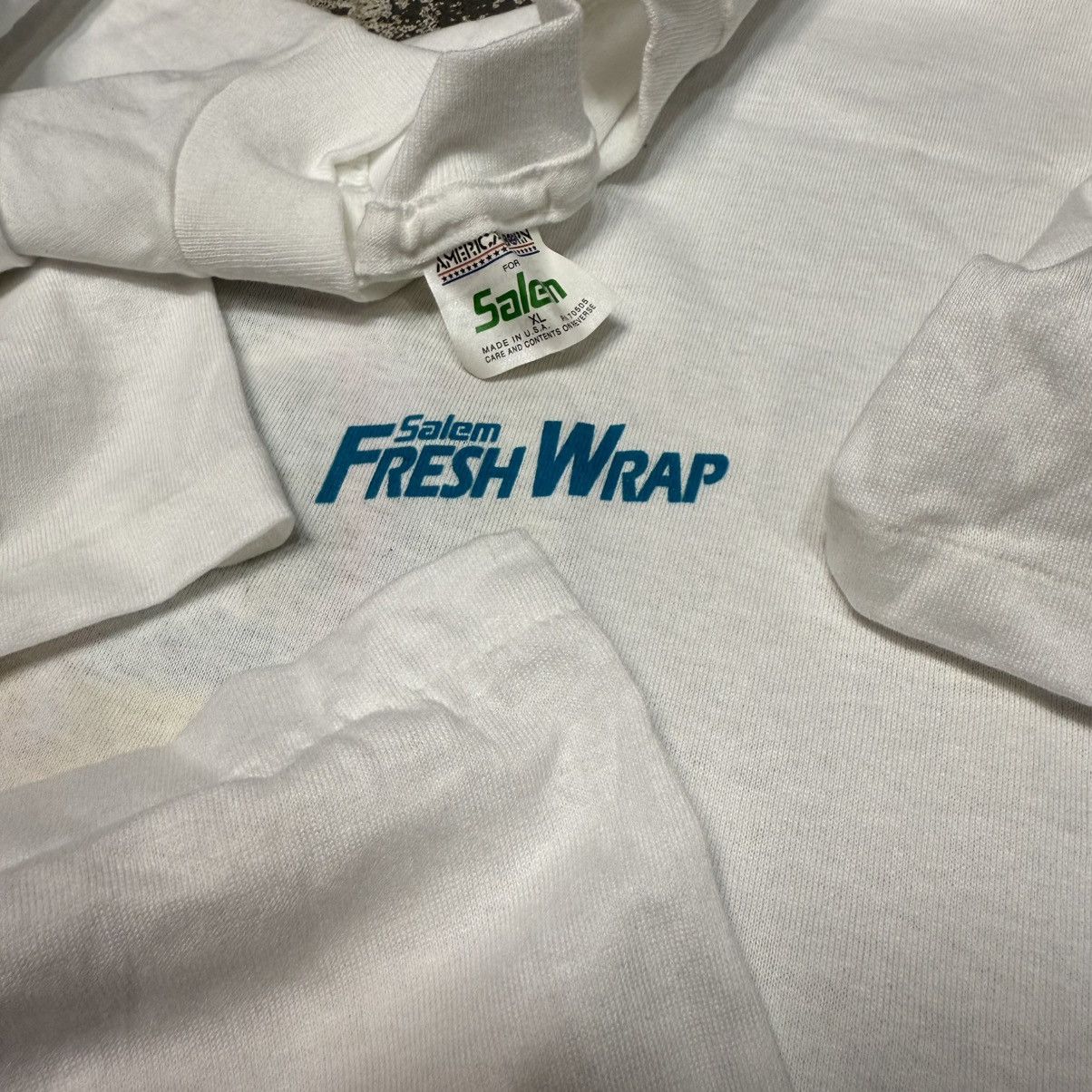 Camel Vintage Salem Cigarettes Fresh Wrap Promo Tshirt 1992 Size US XL / EU 56 / 4 - 8 Thumbnail