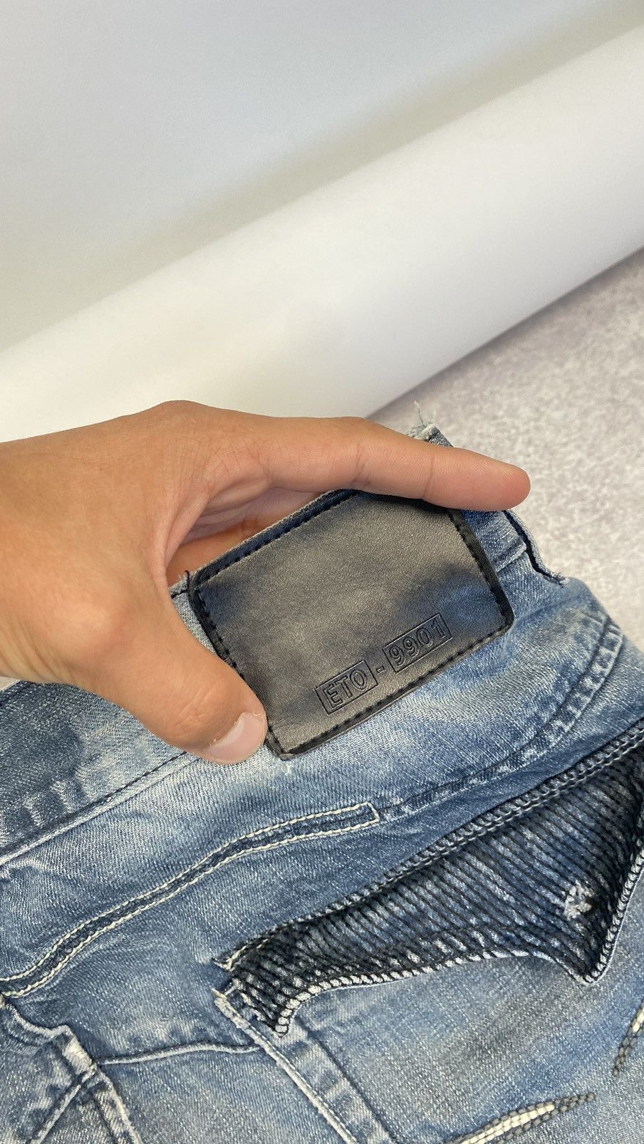 Other Jeans Dirty Pants faded crashed y2k distressed Size US 38 / EU 54 - 17 Thumbnail