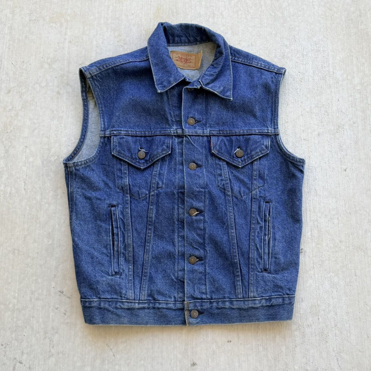 Levi's Vintage Levi’s Denim Vest Made In USA Size Medium 80s Cowboy Size US M / EU 48-50 / 2 - 1 Thumbnail