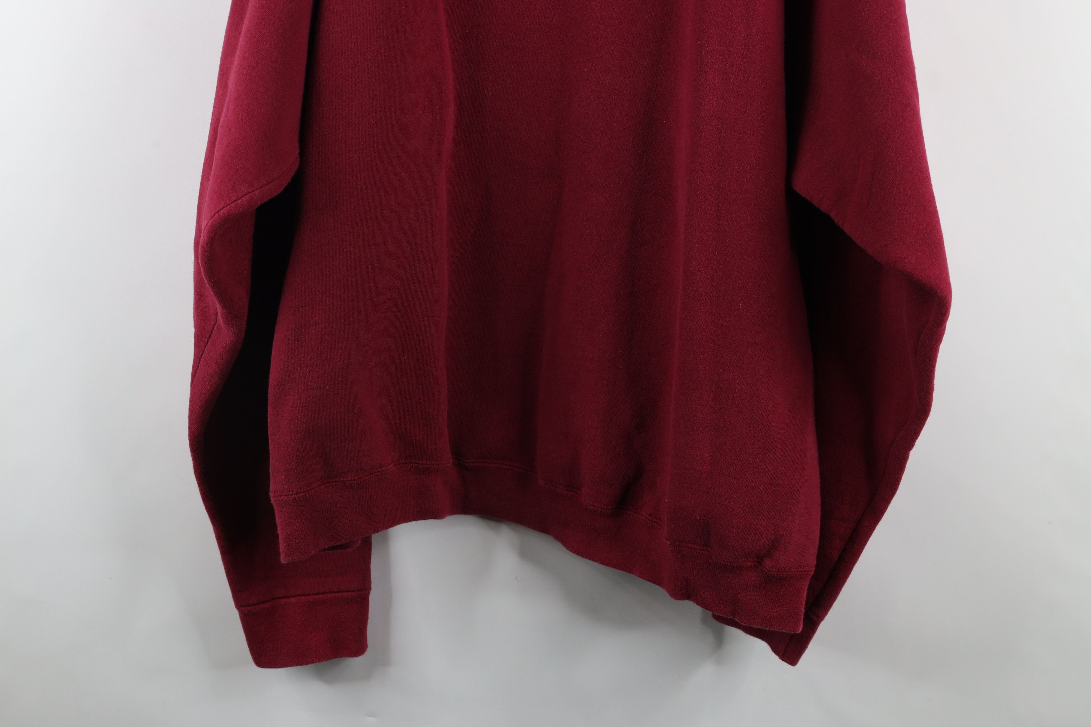 Vintage Vintage 90s Heavyweight University Football Sweatshirt Red Size US XL / EU 56 / 4 - 9 Thumbnail