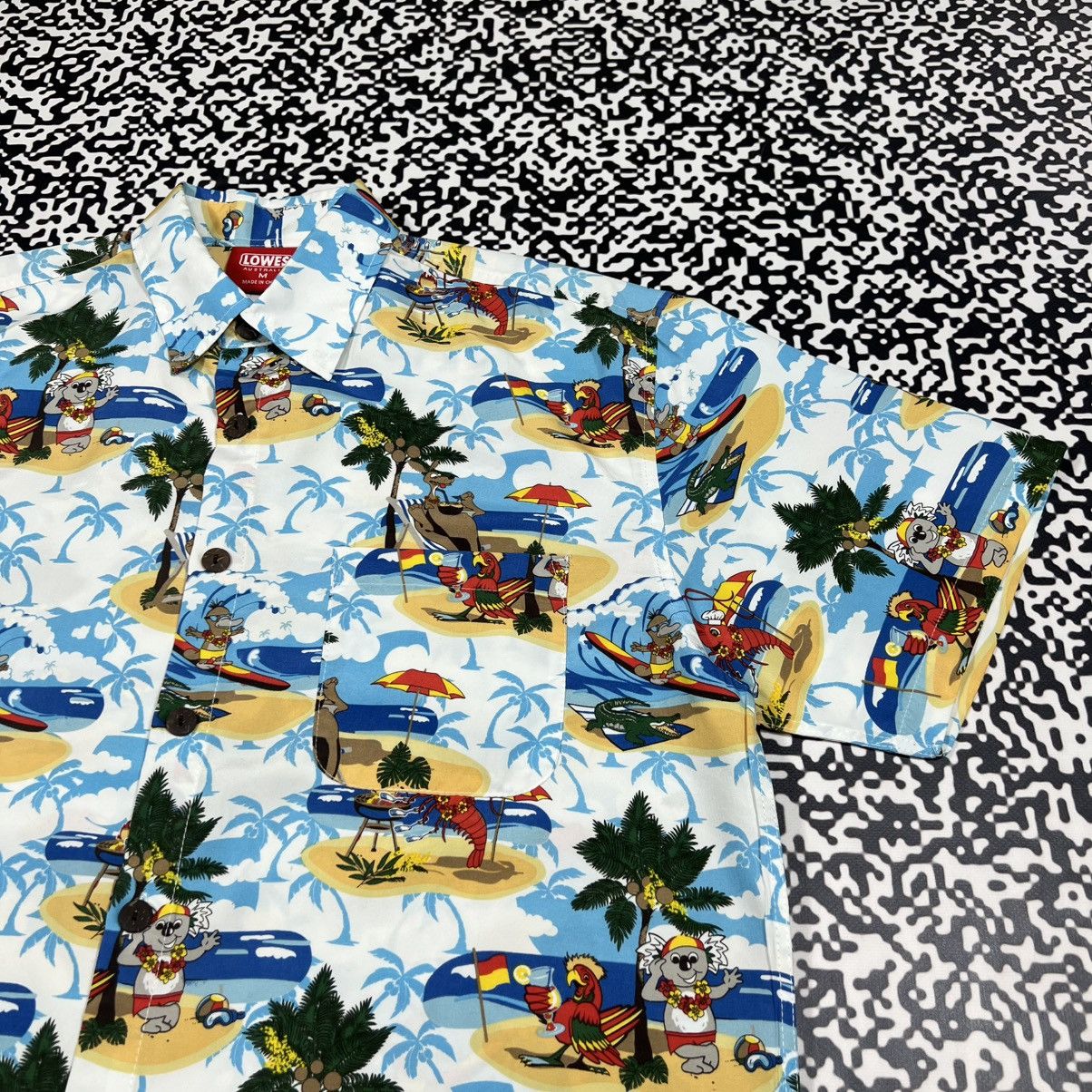 Vintage Vintage Y2K Lowes Australia Hawaiian Palm Surf Style Shirt Size US M / EU 48-50 / 2 - 8 Thumbnail