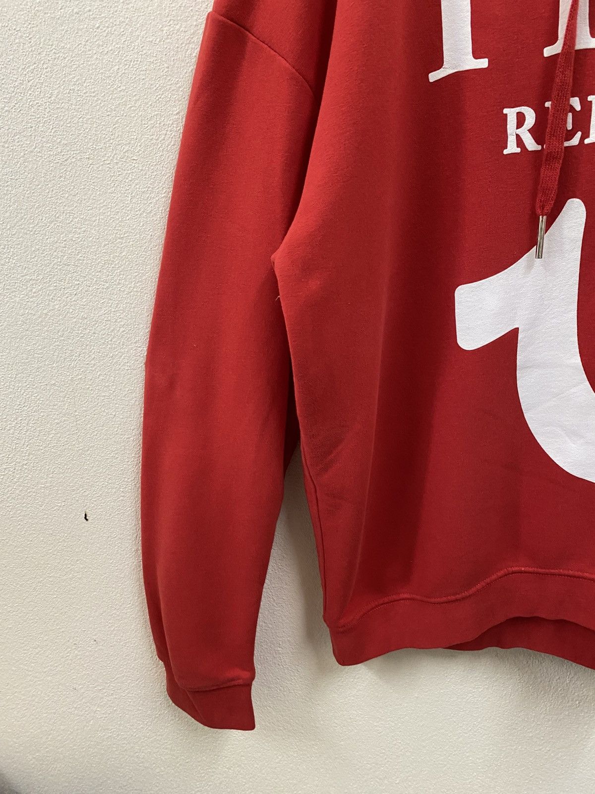 True Religion True Religion Hoodie Pullover - Red Size US L / EU 52-54 / 3 - 5 Thumbnail