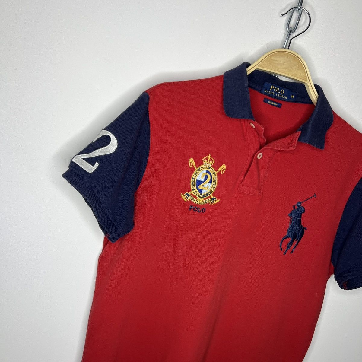 Polo Ralph Lauren POLO RALPH LAUREN RUGBY SHIRT BIG PONY Y2K 90S CHIEFKEEF Size US M / EU 48-50 / 2 - 3 Thumbnail