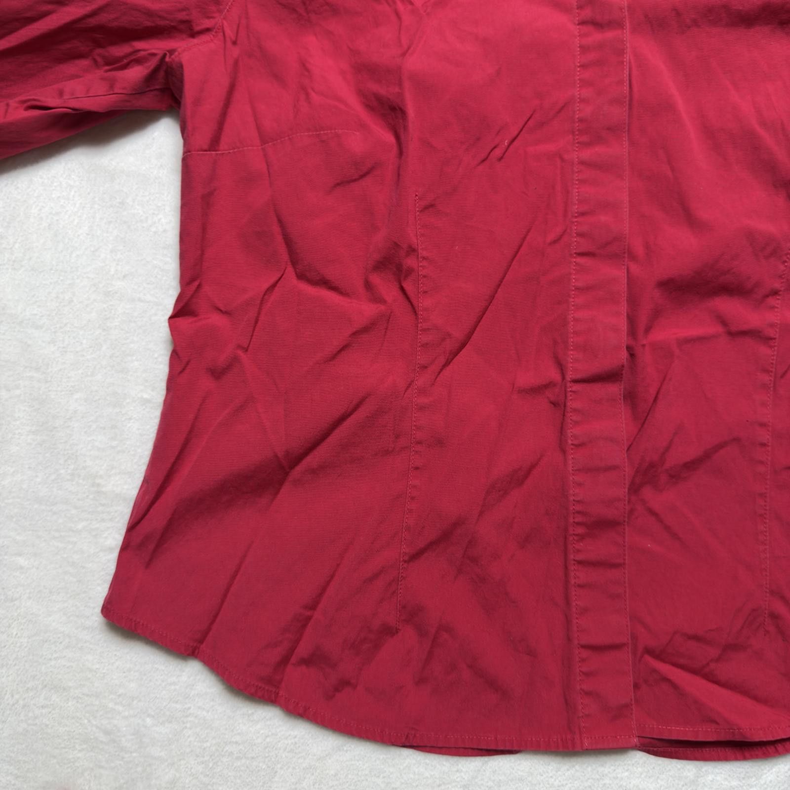 Other Talbots Dark Pink Button Down Shirt Y2K Office Siren Preppy Size XL / US 12-14 / IT 48-50 - 6 Thumbnail