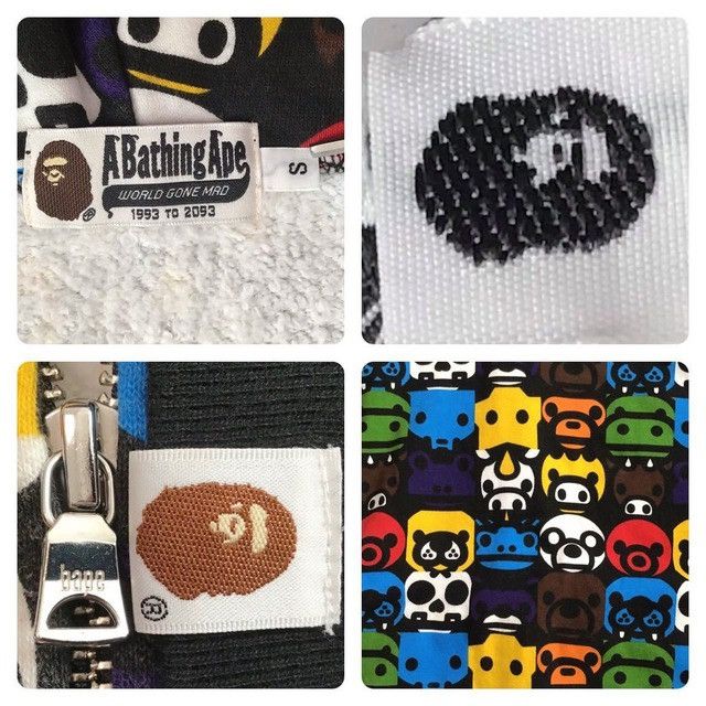 Bape BAPE STA MILO Animal full zip hoodie a bathing ape star NIGO Size US S / EU 44-46 / 1 - 6 Thumbnail