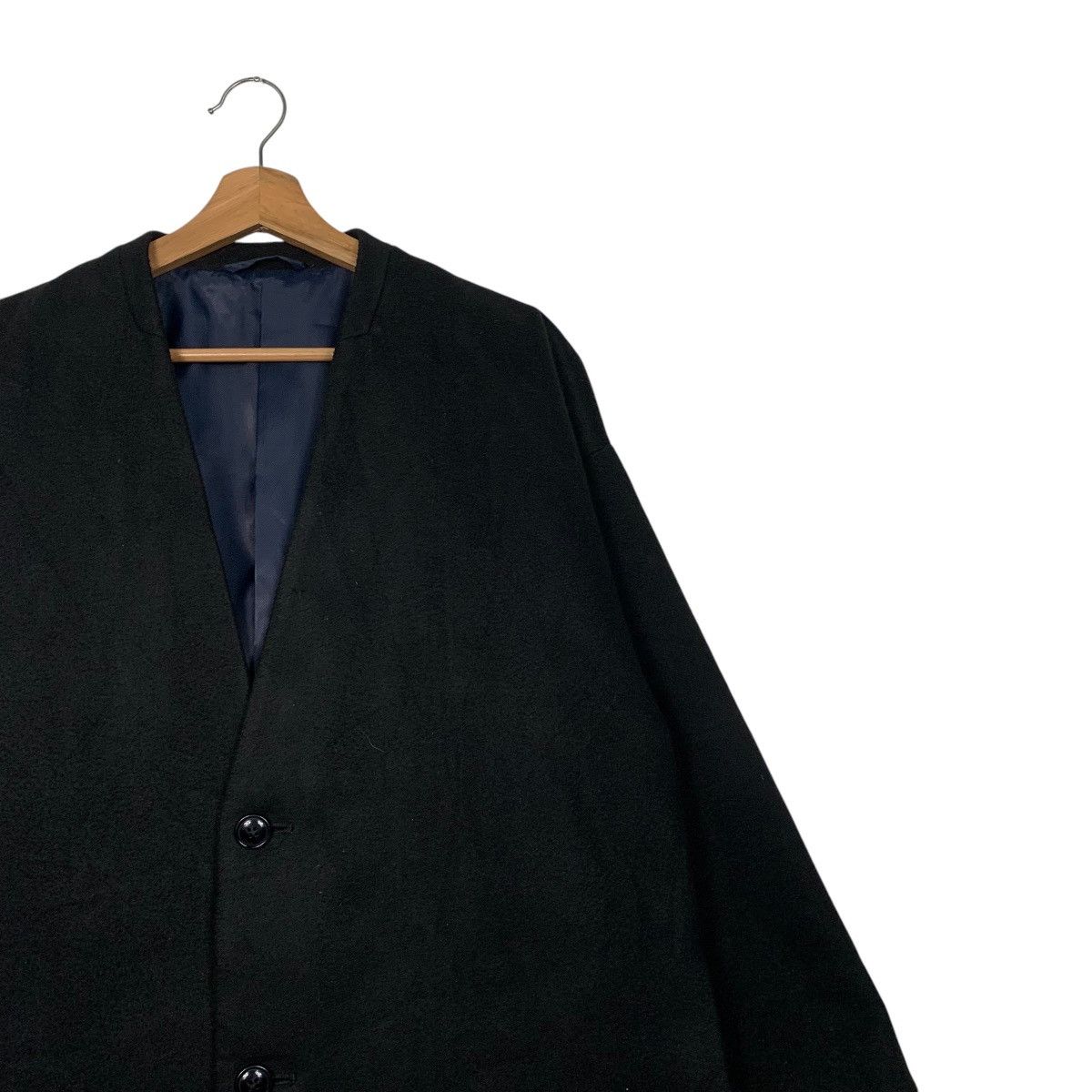 JUN MEN Jun Red Black Overcoat Size US L / EU 52-54 / 3 - 6 Thumbnail