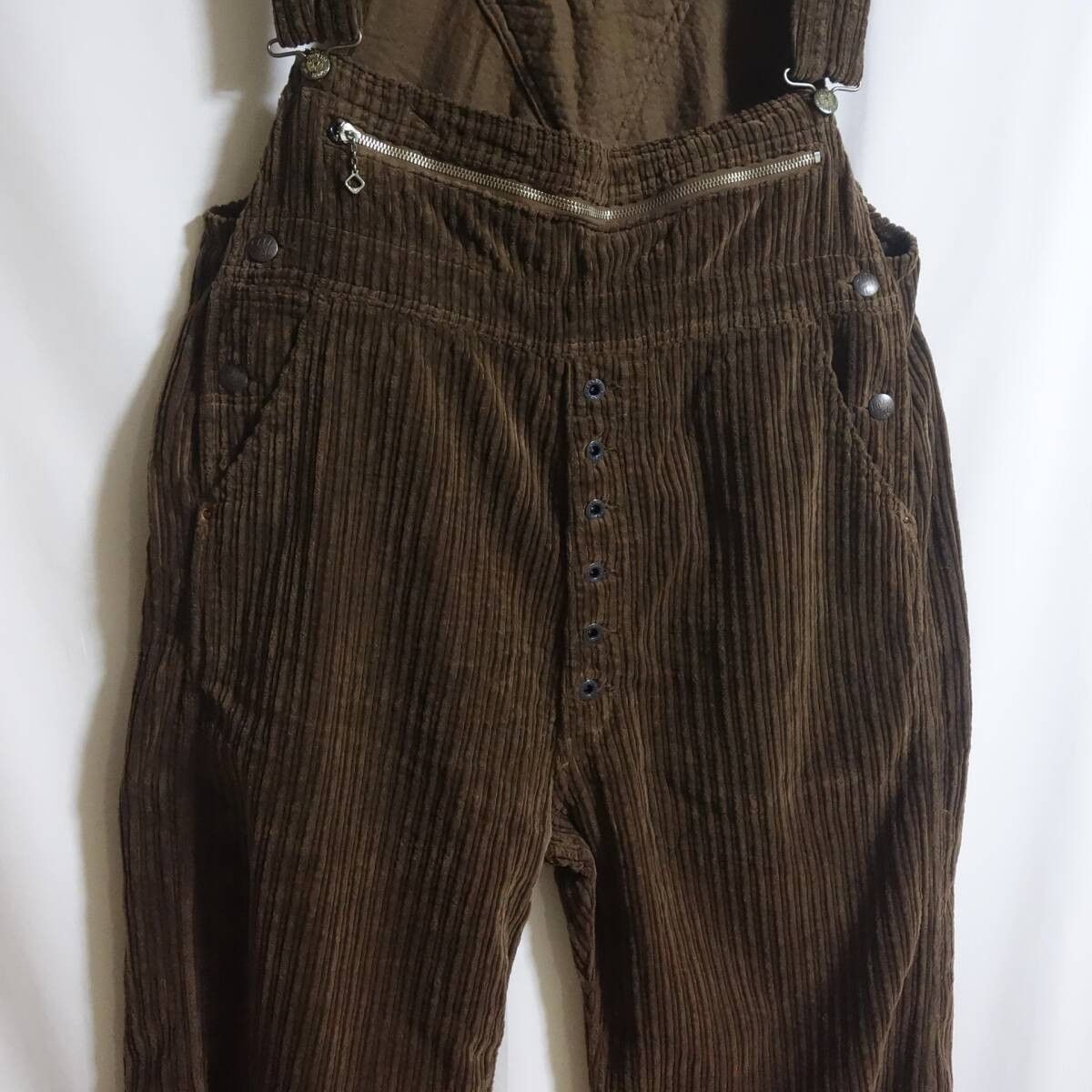 Kapital Kapital Wide-Wale Corduroy overalls Brown Size US 34 / EU 50 - 10 Thumbnail