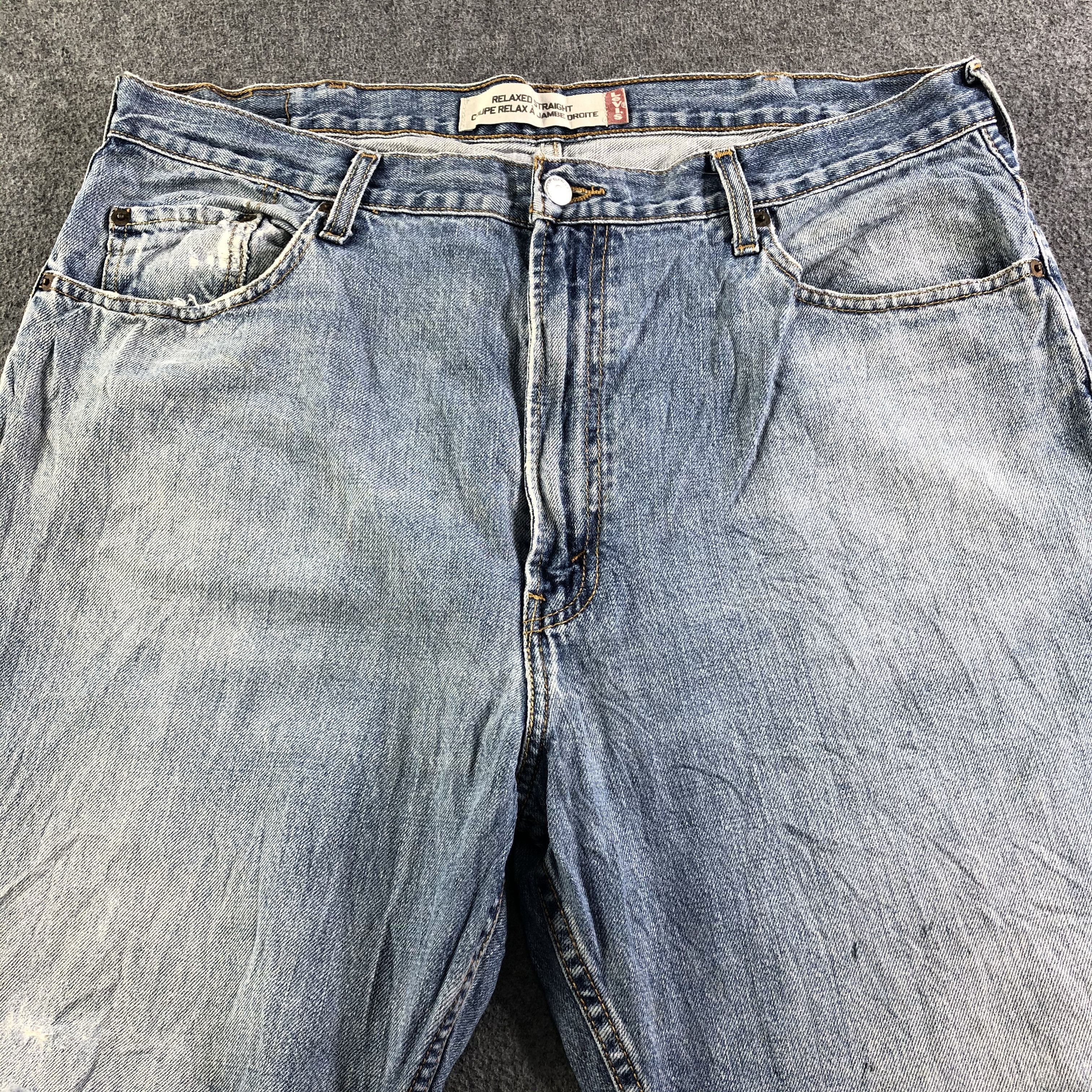Levi's Vintage Blue Wash Levis Jeans-J3321 Size US 38 / EU 54 - 3 Thumbnail