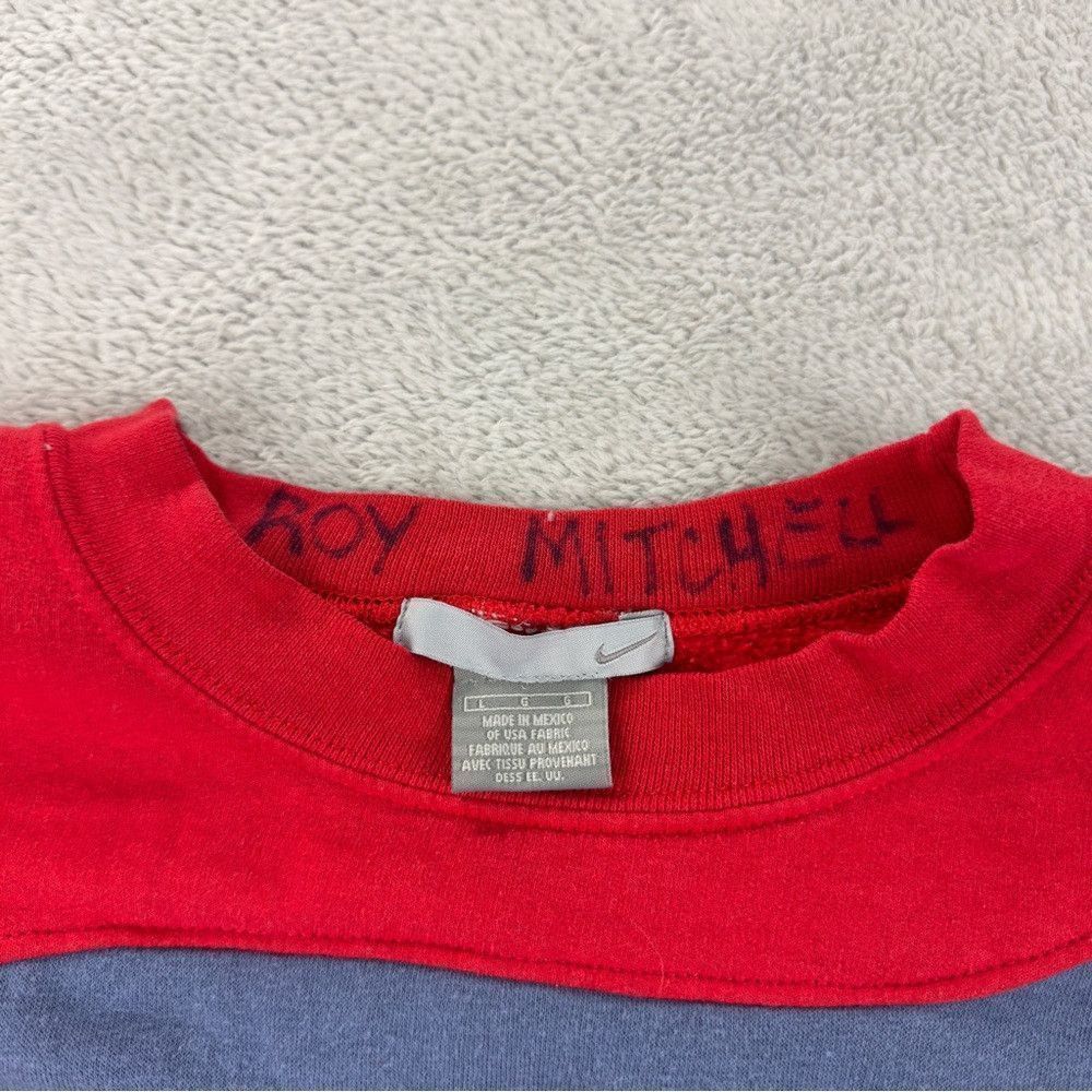 Nike Nike Rework Men's Size Large Vintage Fleece Lined Red/Blue Size US L / EU 52-54 / 3 - 6 Thumbnail