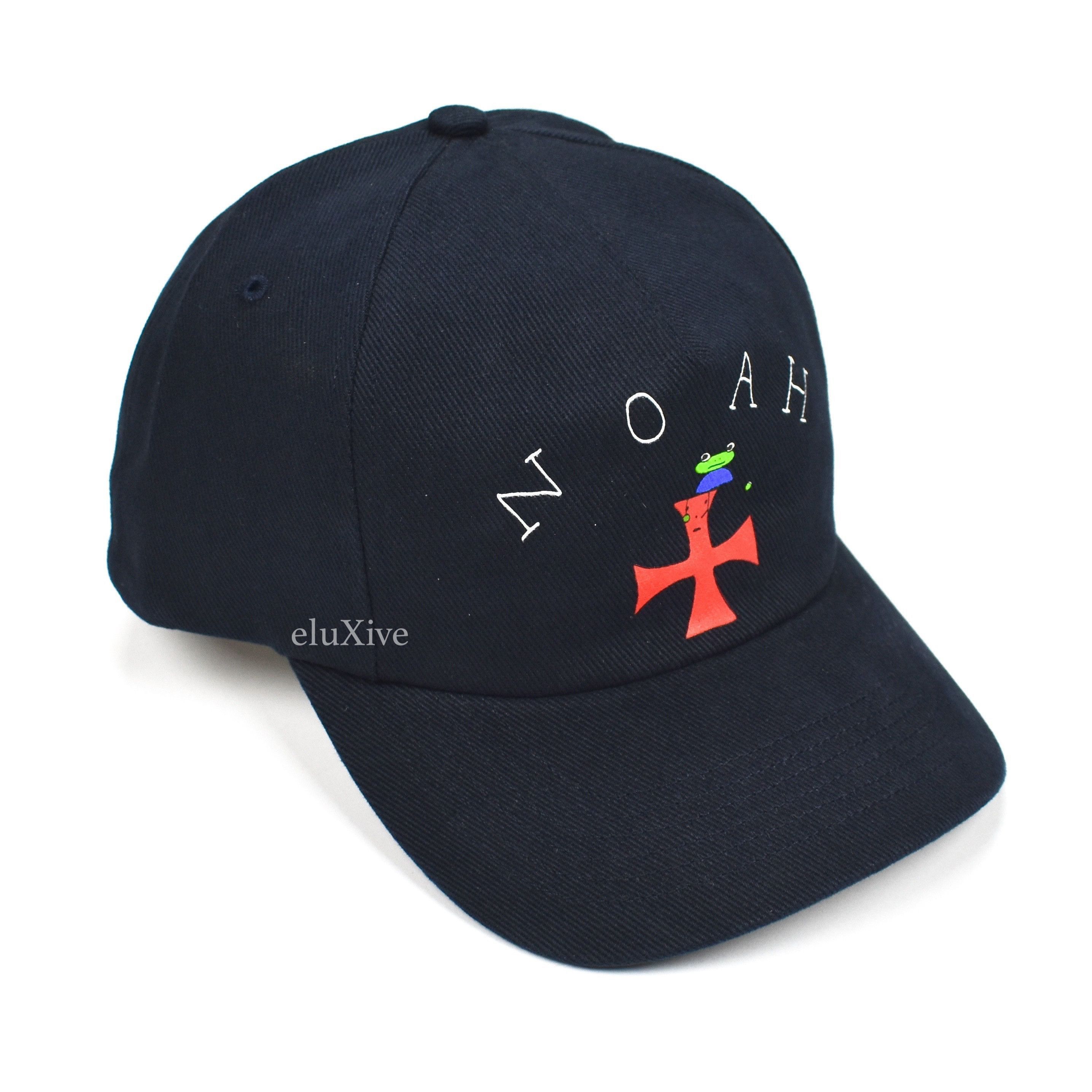 Frog Skateboards × Noah Noah Frog Core Logo Hat Navy DS Size ONE SIZE - 1 Preview